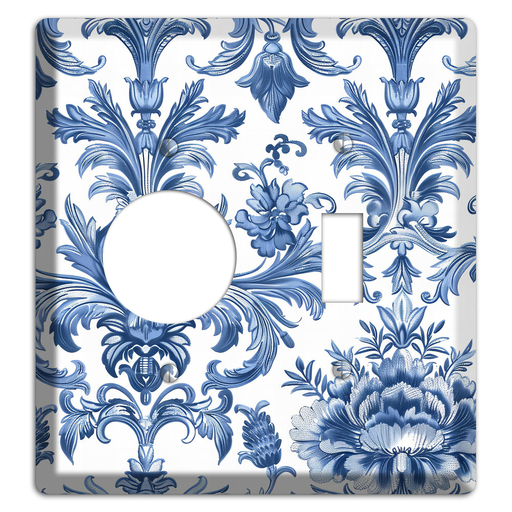 Porcelain Garden Reverie Receptacle / Toggle Wallplate