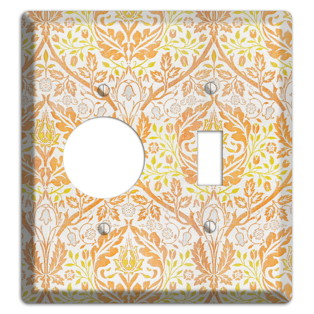 Citrus Tapestry Receptacle / Toggle Wallplate