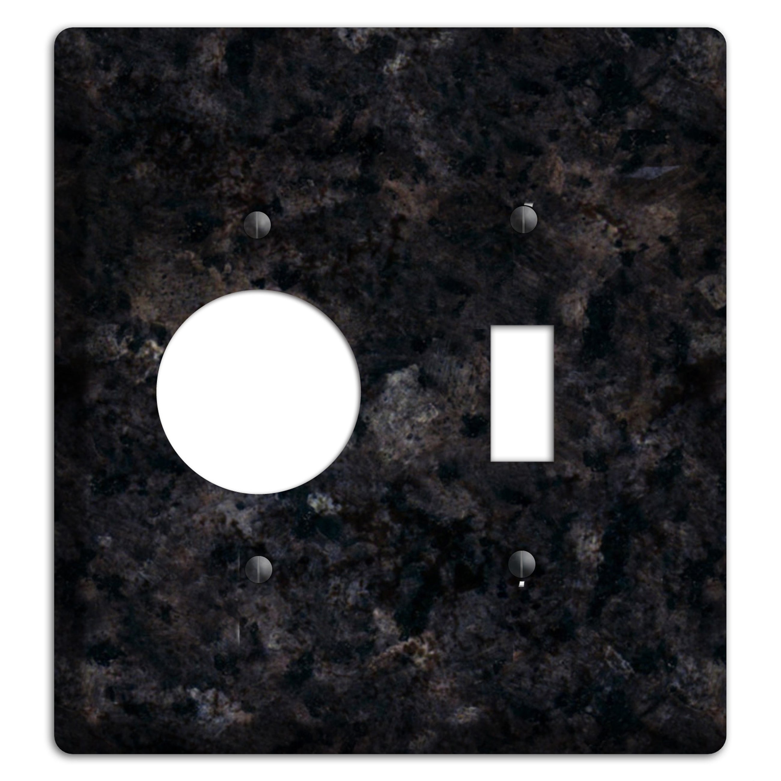 Ubatuba Granite Receptacle / Toggle Wallplate