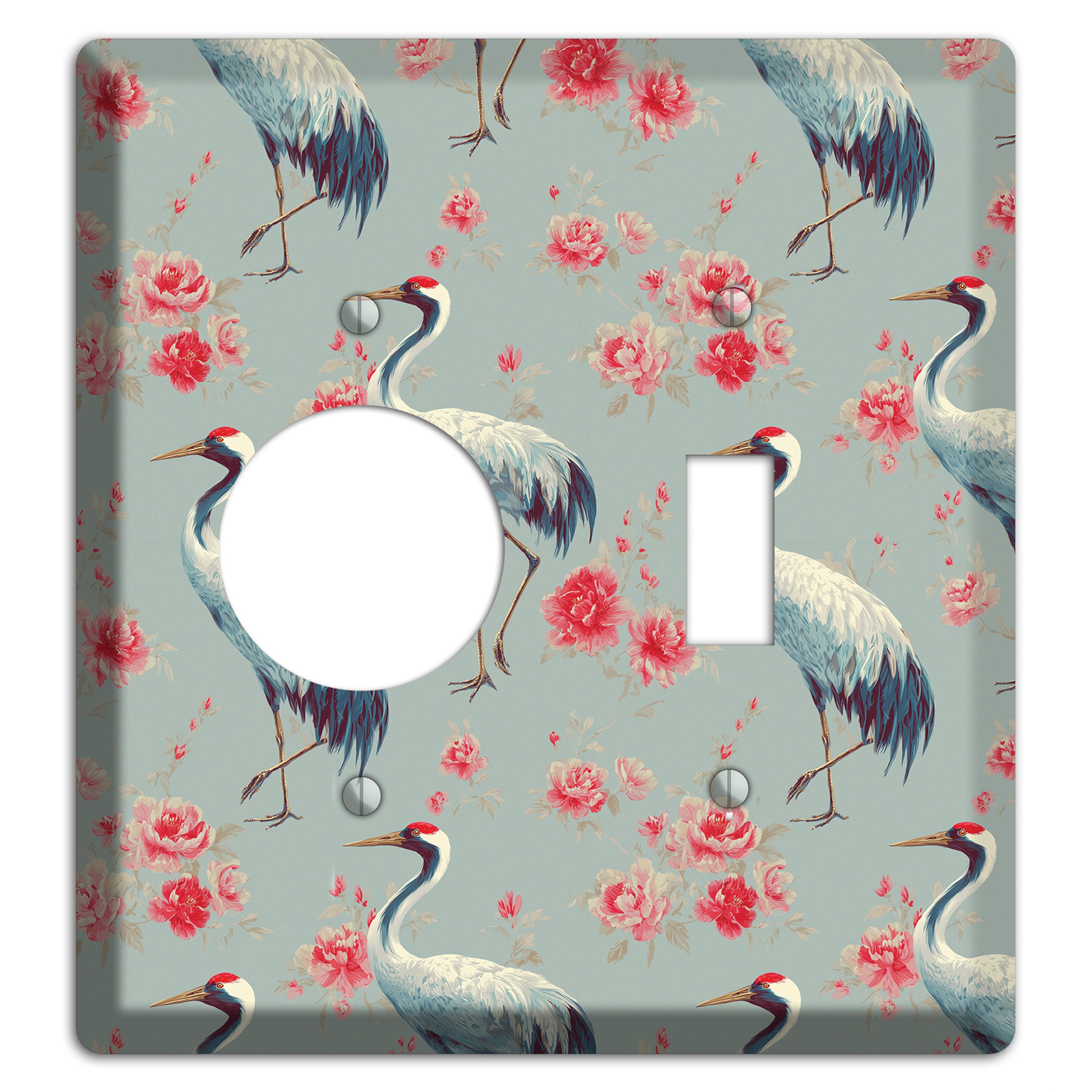 Rose Mist Vigil Receptacle / Toggle Wallplate