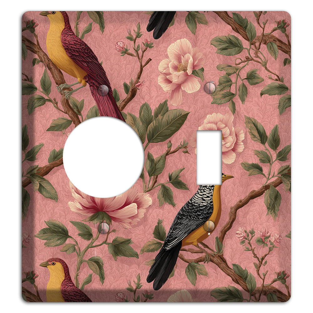 Peony & Perch Receptacle / Toggle Wallplate