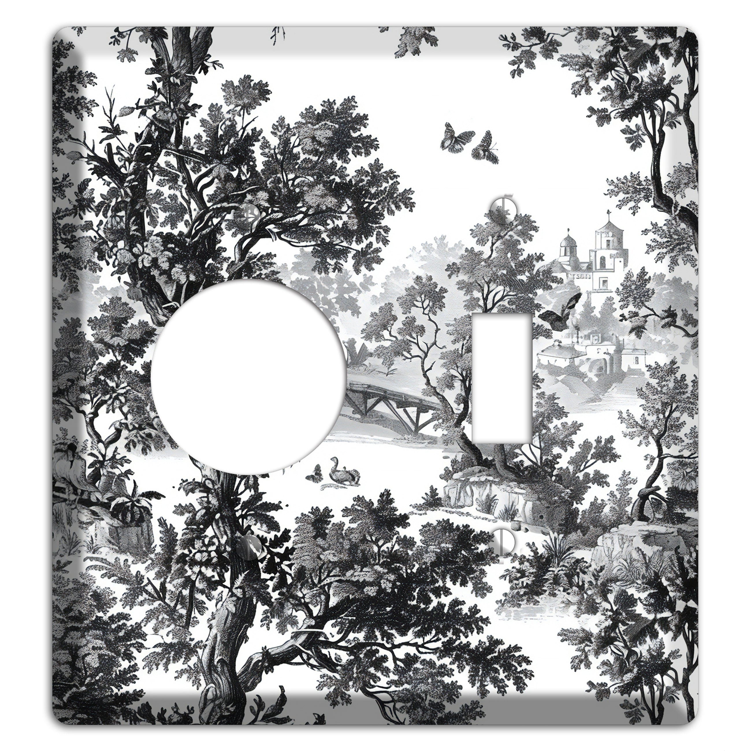 Woodland Chapel Mist Receptacle / Toggle Wallplate