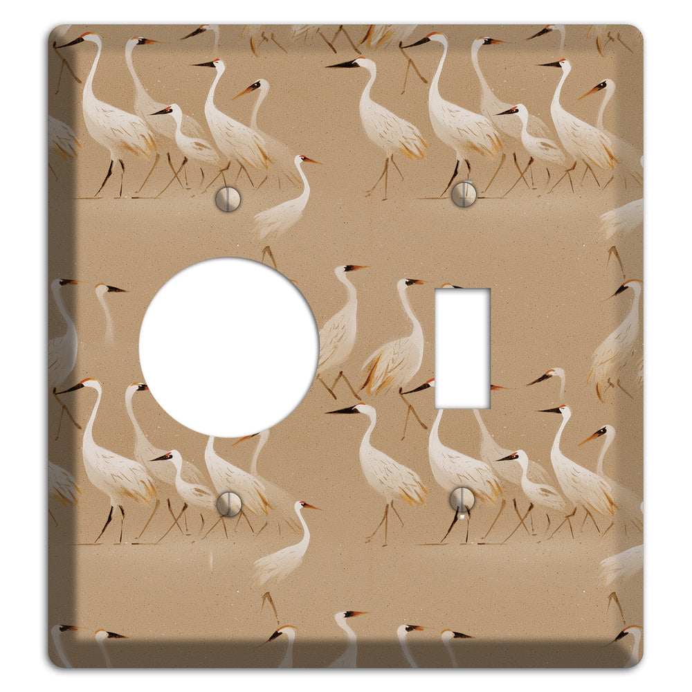 Sandy Shore Gathering Receptacle / Toggle Wallplate