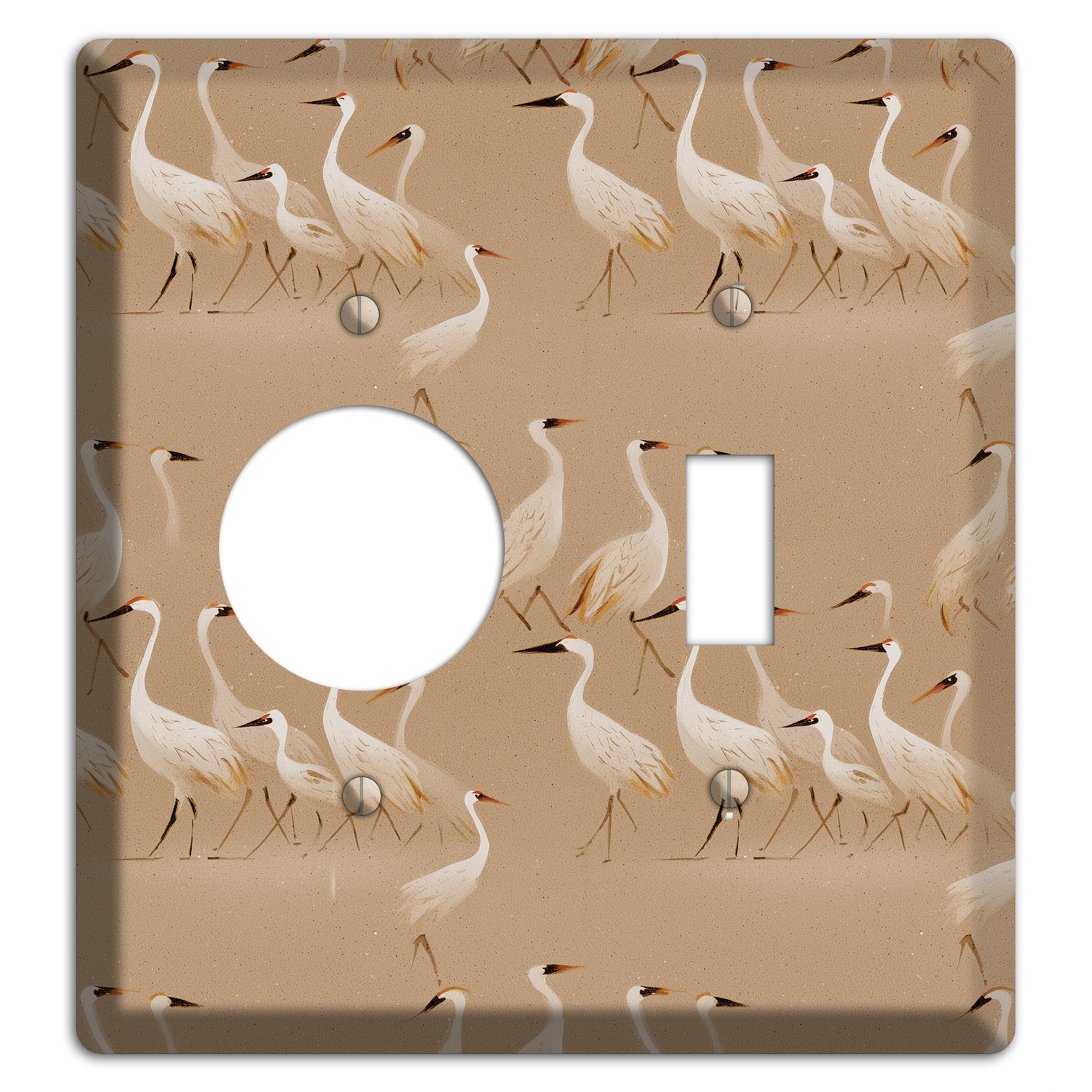 Sandy Shore Gathering Receptacle / Toggle Wallplate