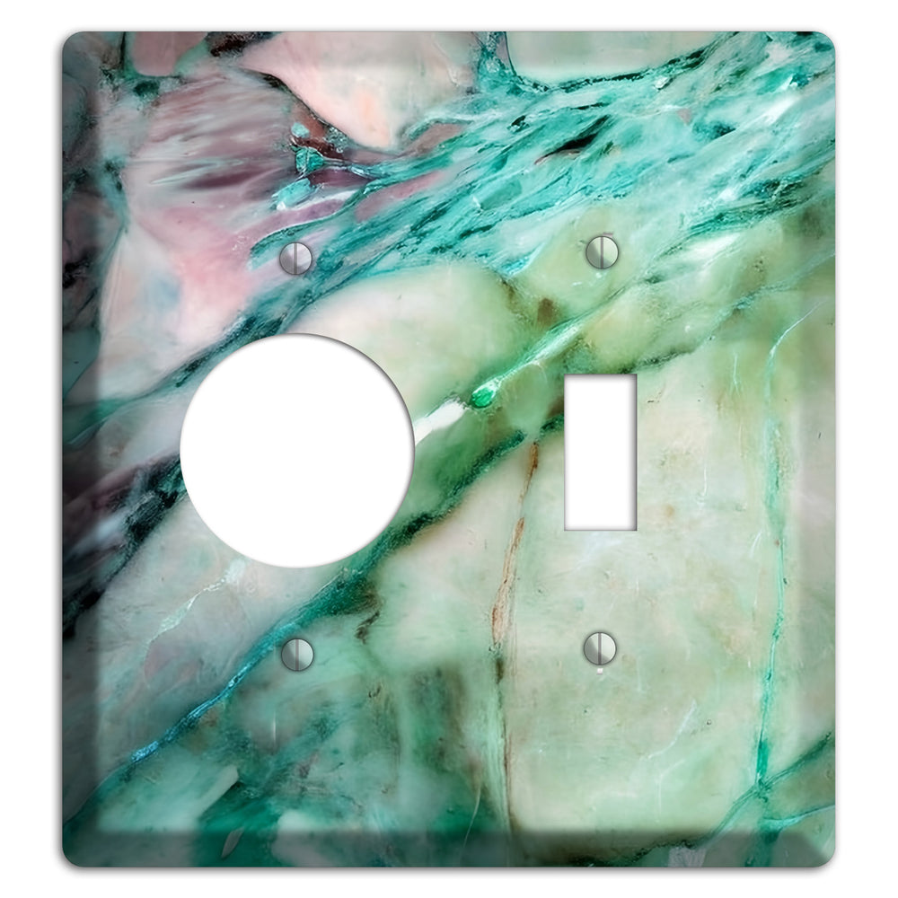 Monte Carlo Marble Receptacle / Toggle Wallplate