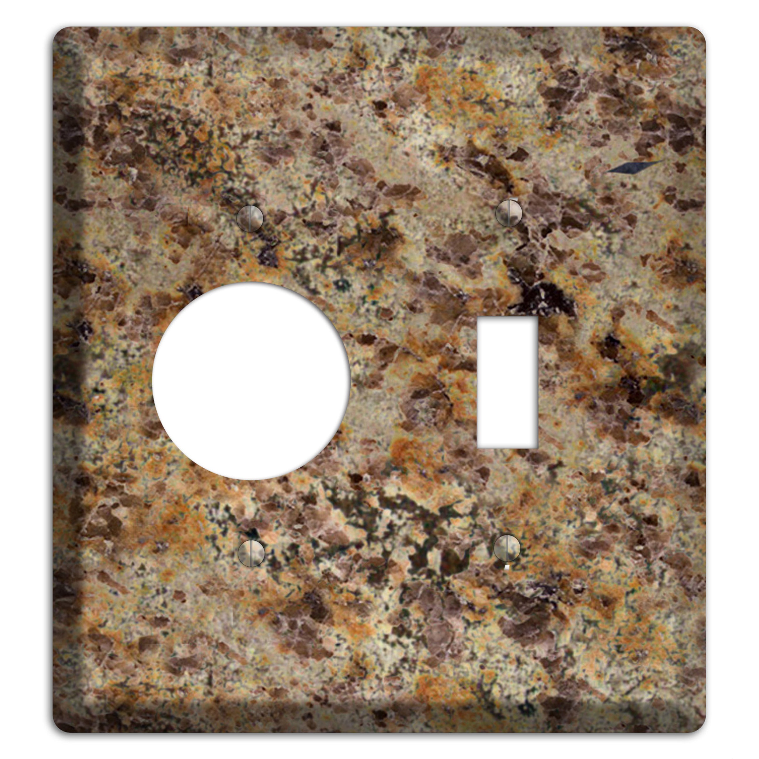 Golden Crystal Granite Receptacle / Toggle Wallplate