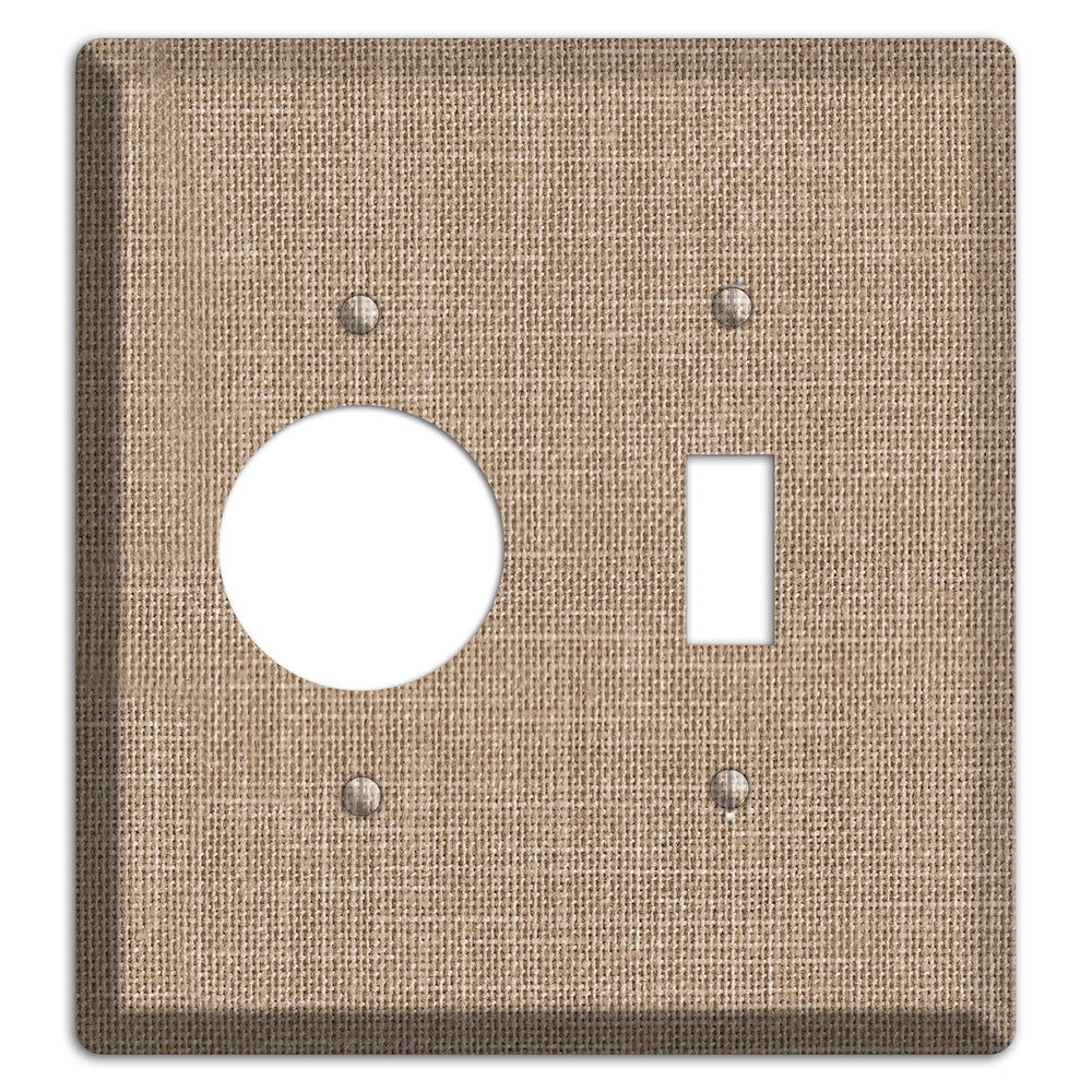 Linen Shore Receptacle / Toggle Wallplate