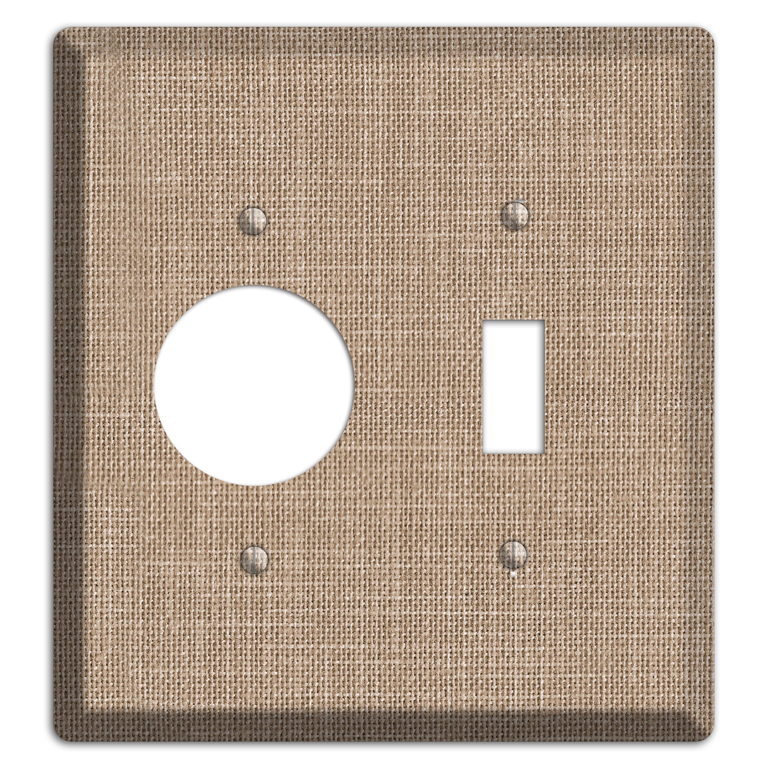 Linen Shore Receptacle / Toggle Wallplate