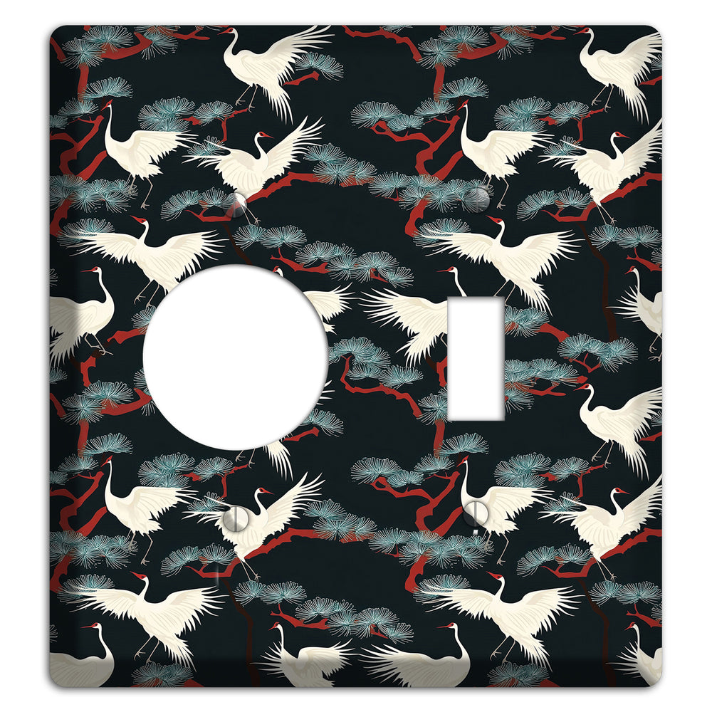 Obsidian Pine Vigil Receptacle / Toggle Wallplate