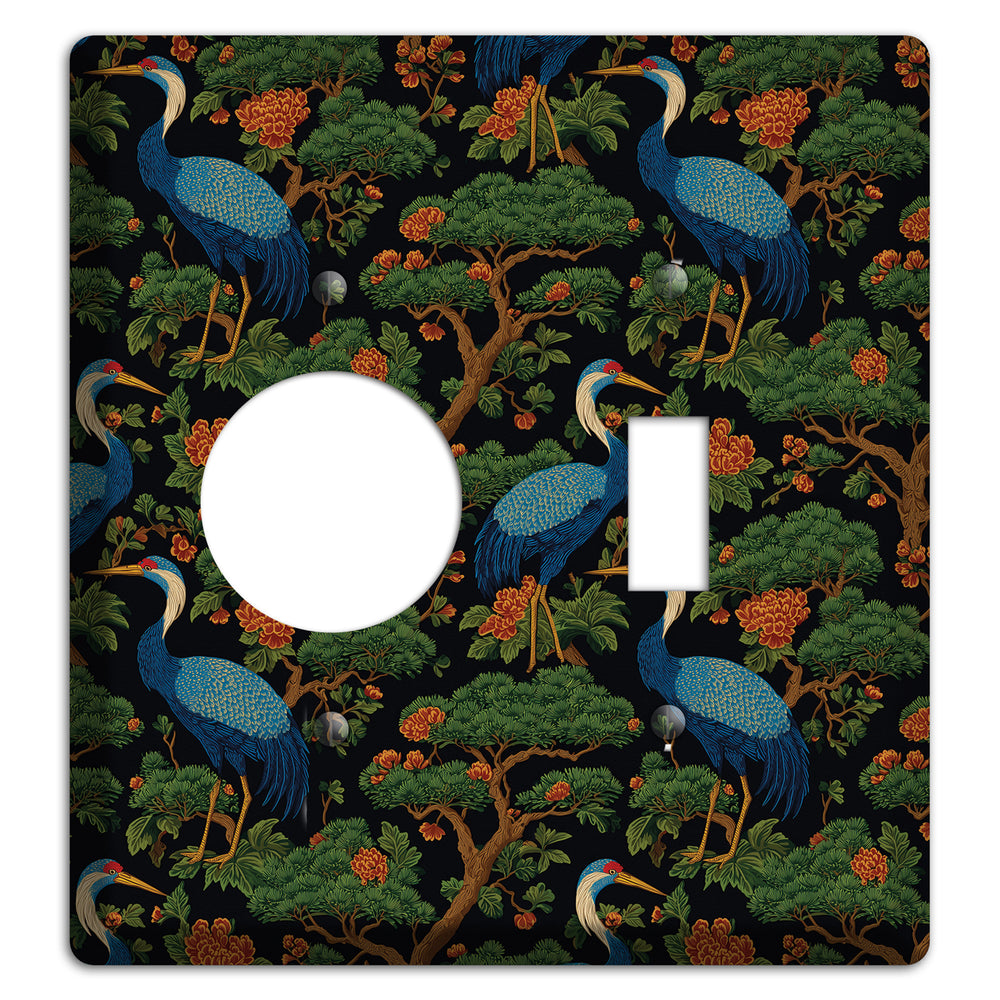 Cobalt Pine Vigil Receptacle / Toggle Wallplate