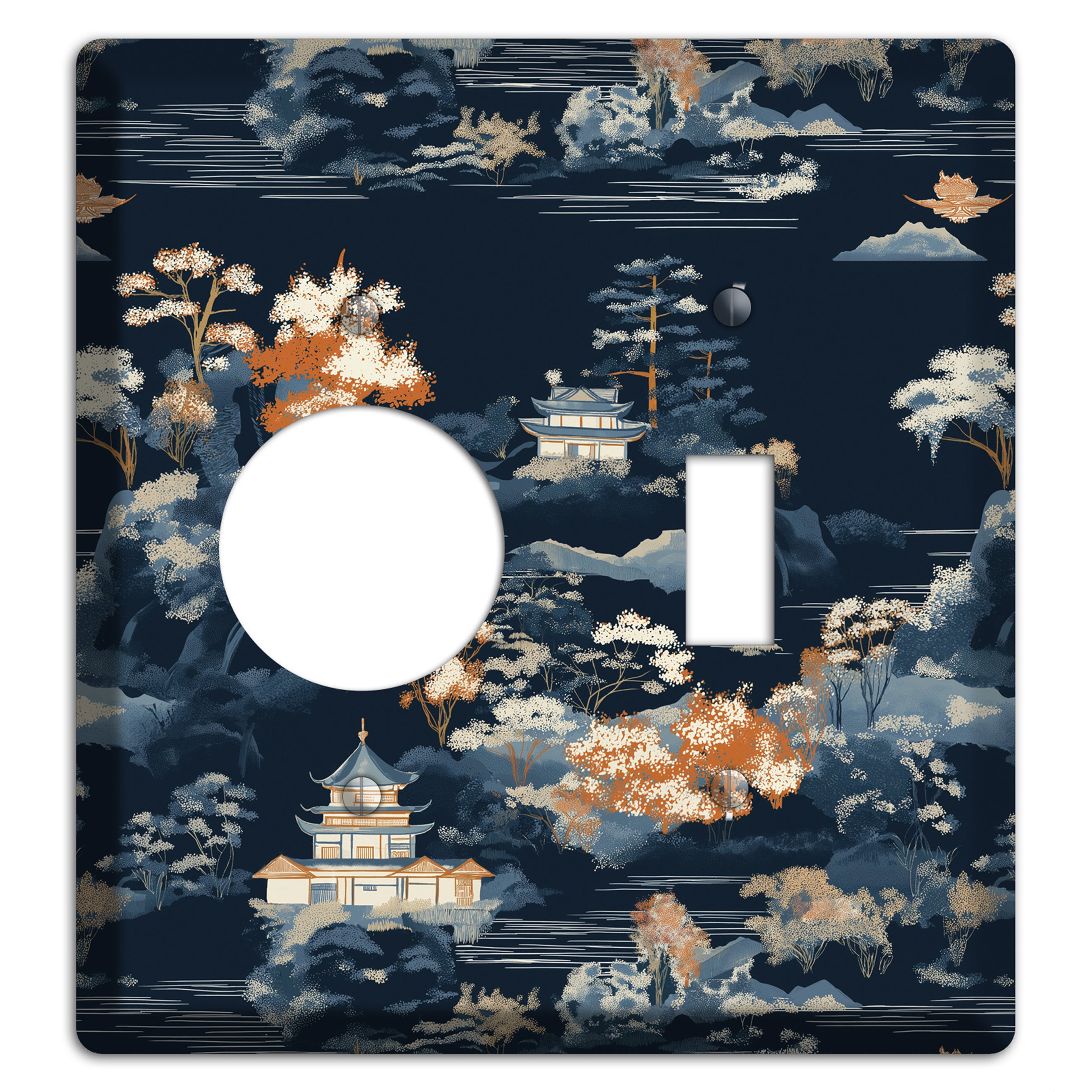 Jade Lantern Dusk Receptacle / Toggle Wallplate