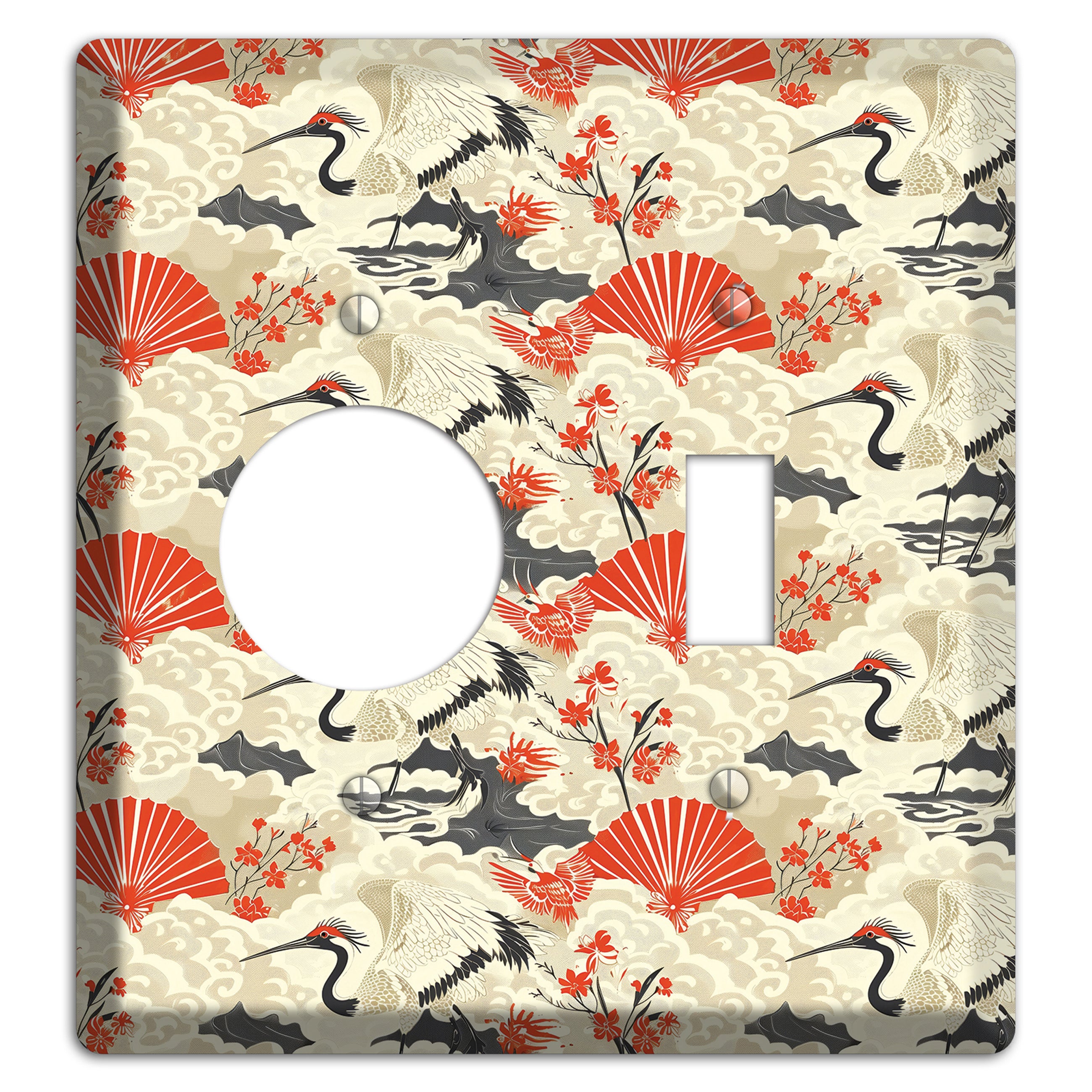 Vermillion Mist Reverie Receptacle / Toggle Wallplate