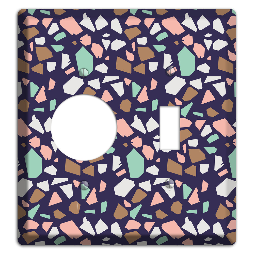 Midnight Mosaic Receptacle / Toggle Wallplate