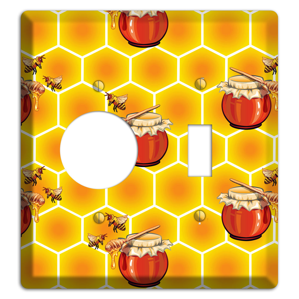 Harvest Season Repeating Receptacle / Toggle Wallplate