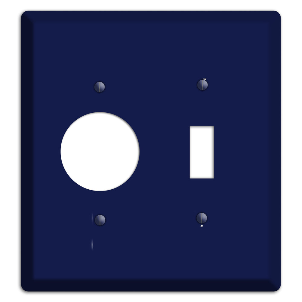Baxter Midnight Navy Solid Receptacle / Toggle Wallplate