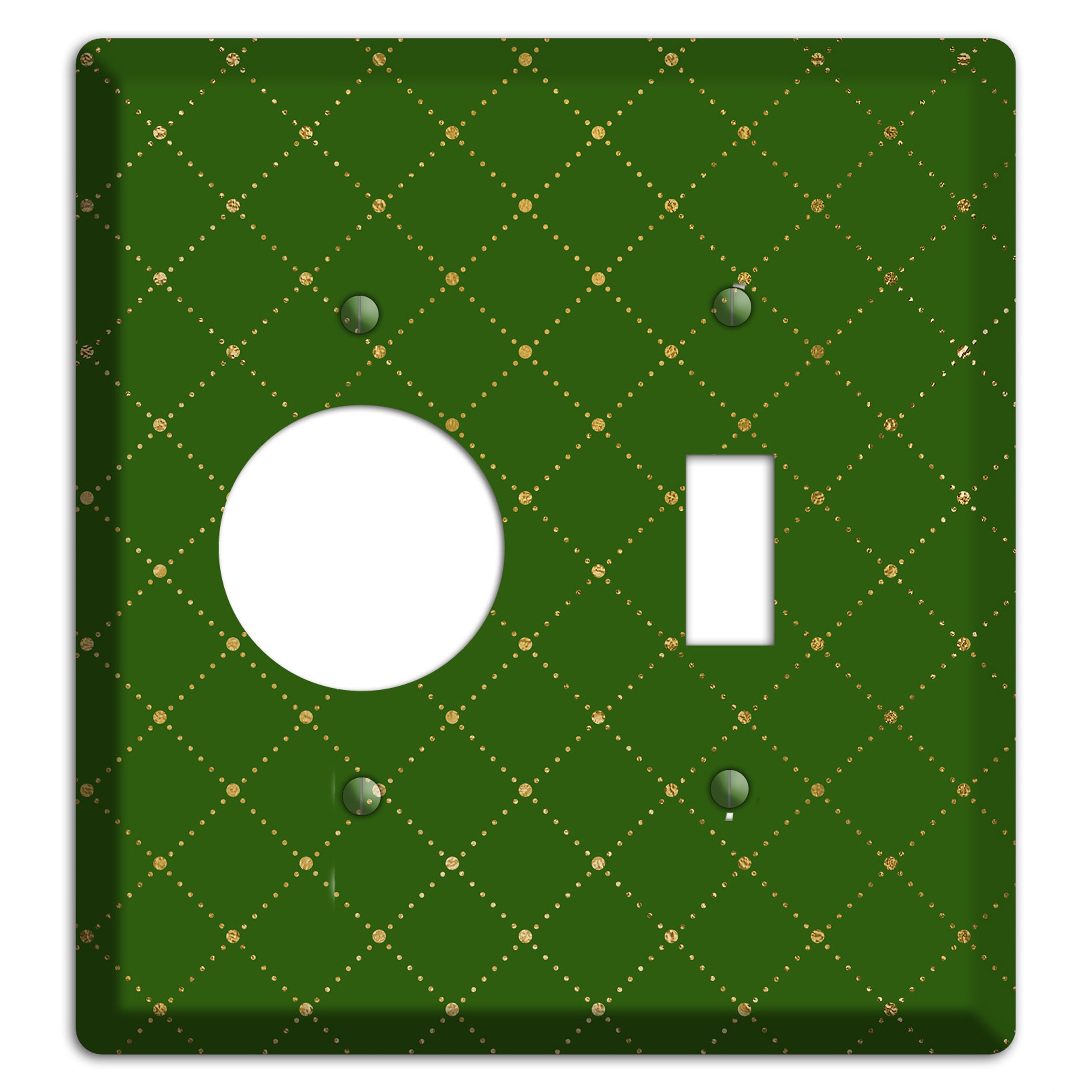 Beaded Lattice Receptacle / Toggle Wallplate