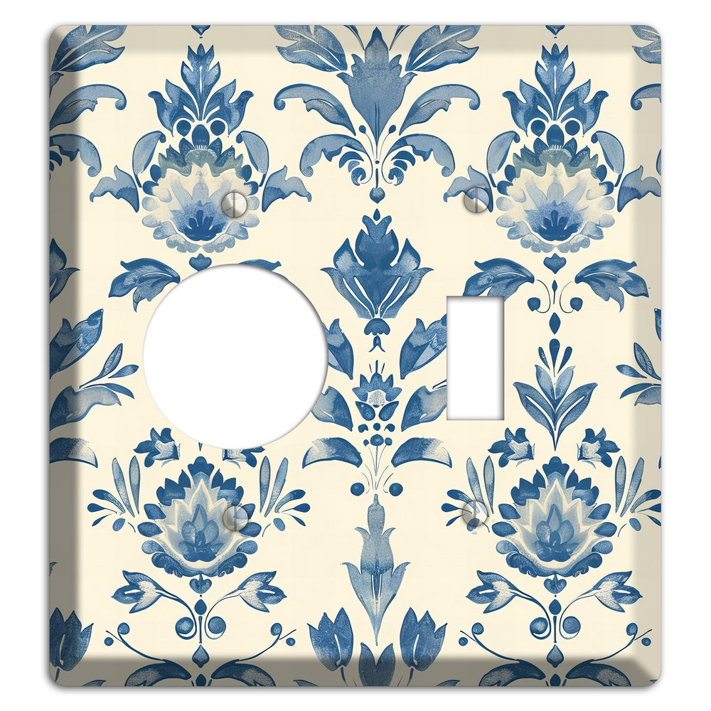 Bloom & Indigo Receptacle / Toggle Wallplate