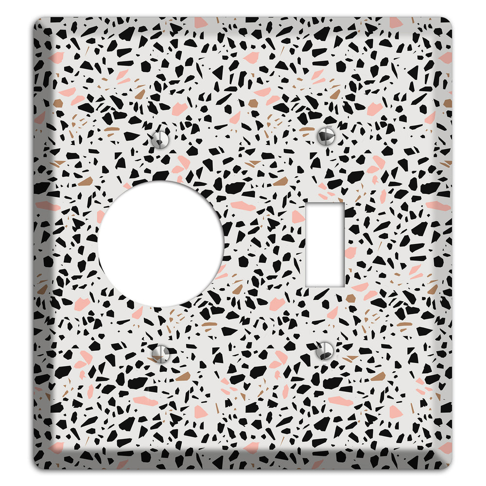 Monochrome Mix Receptacle / Toggle Wallplate