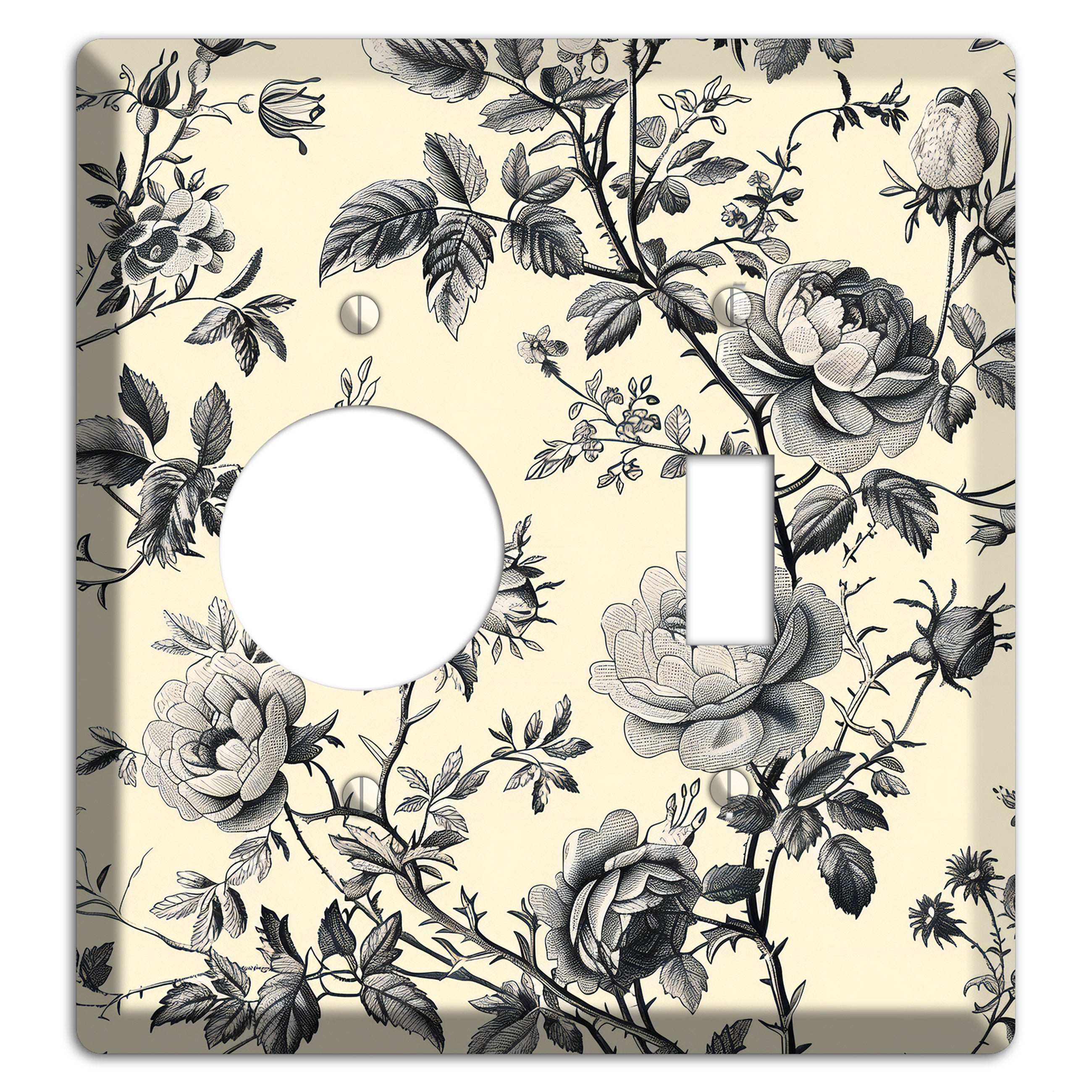 Thorned Reverie Receptacle / Toggle Wallplate