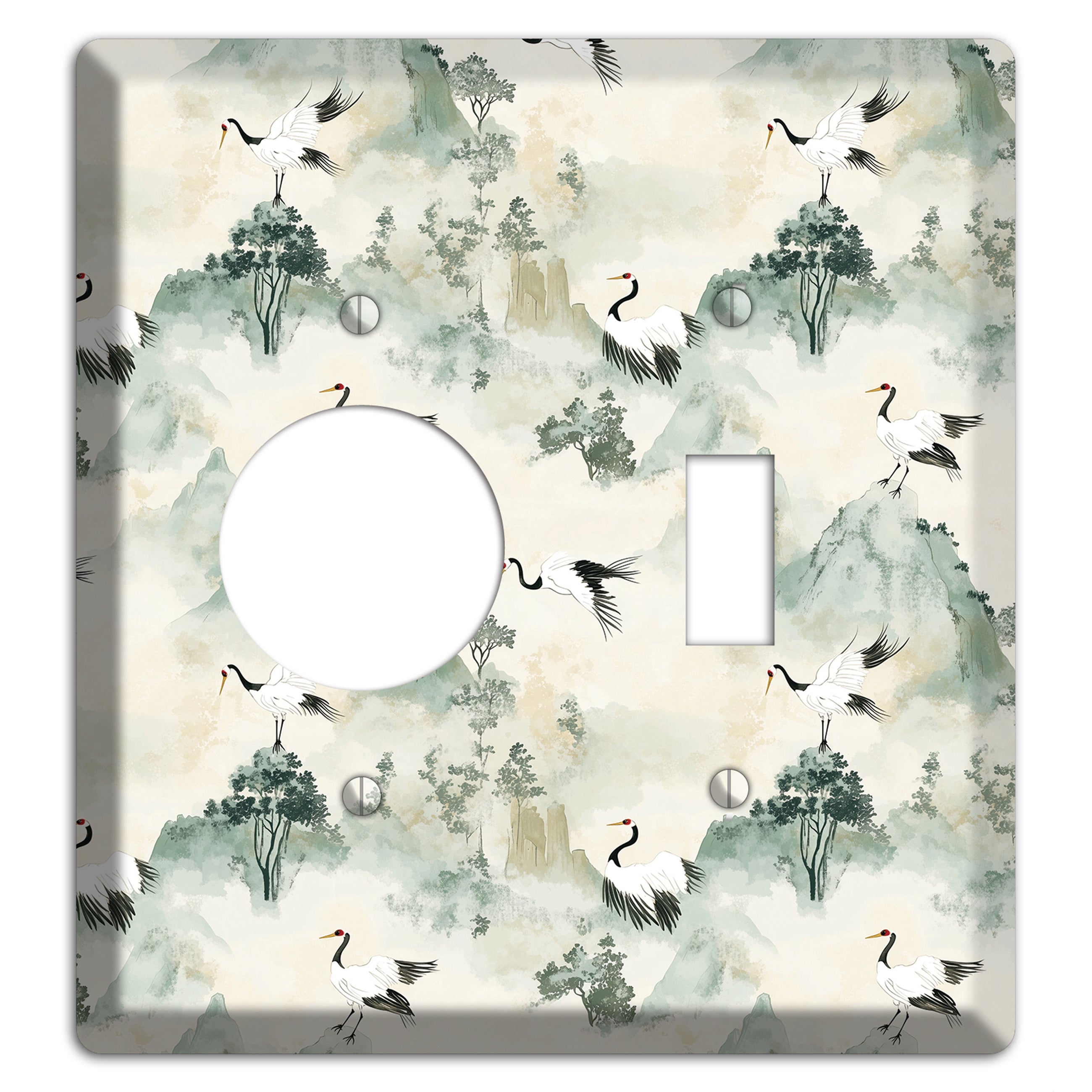 Jade Mountain Passage Receptacle / Toggle Wallplate