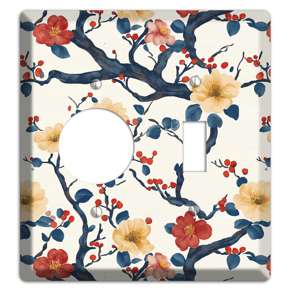 Berry Branch Reverie Receptacle / Toggle Wallplate