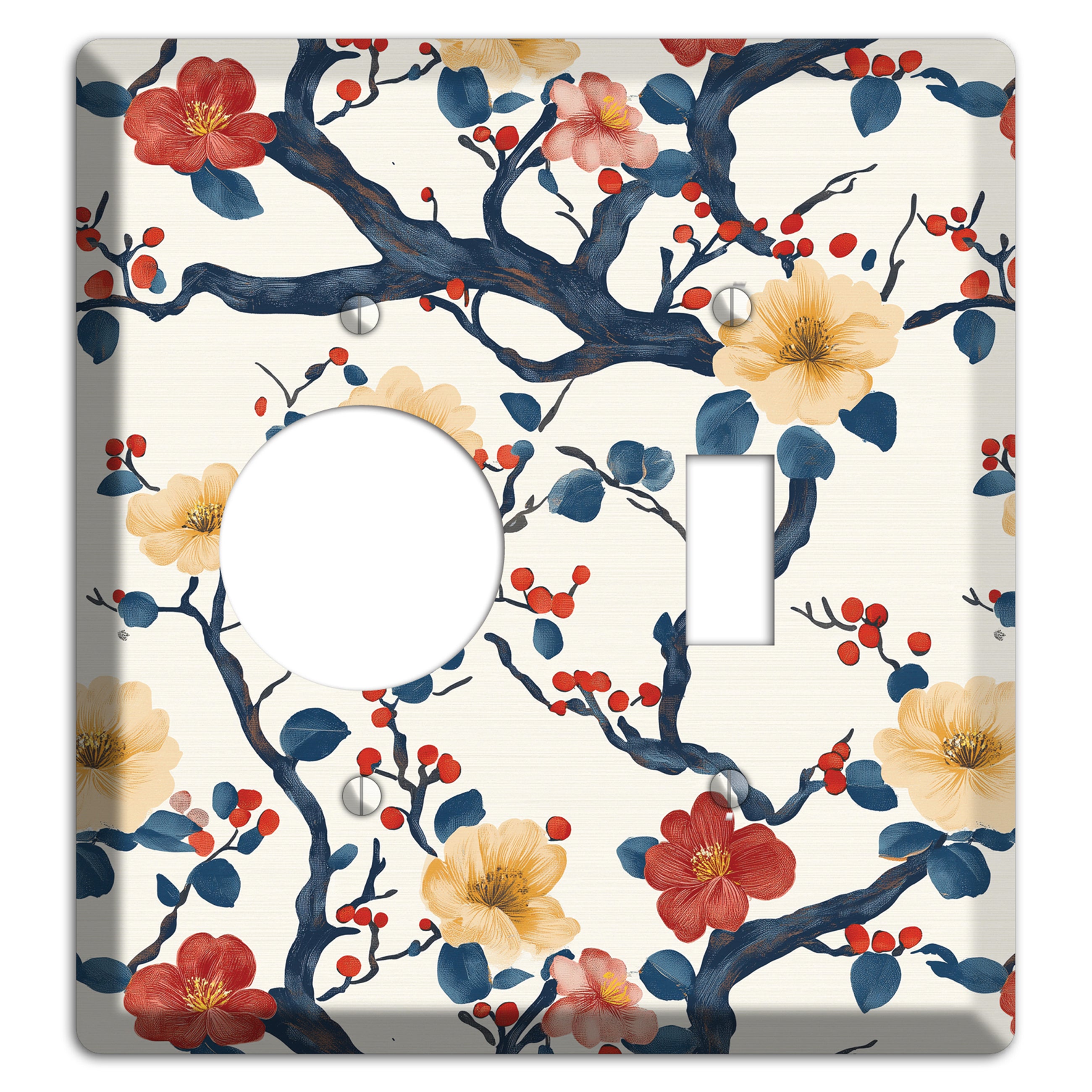 Berry Branch Reverie Receptacle / Toggle Wallplate