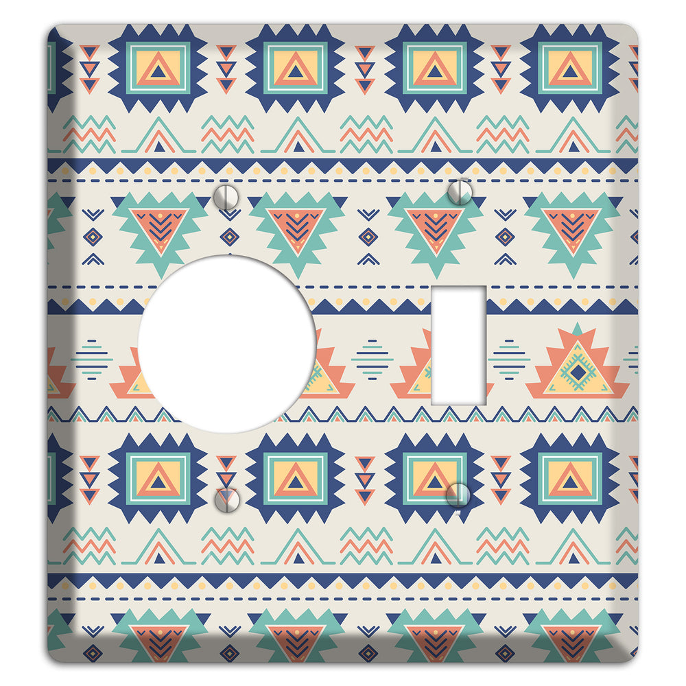 Desert Geometry Receptacle / Toggle Wallplate