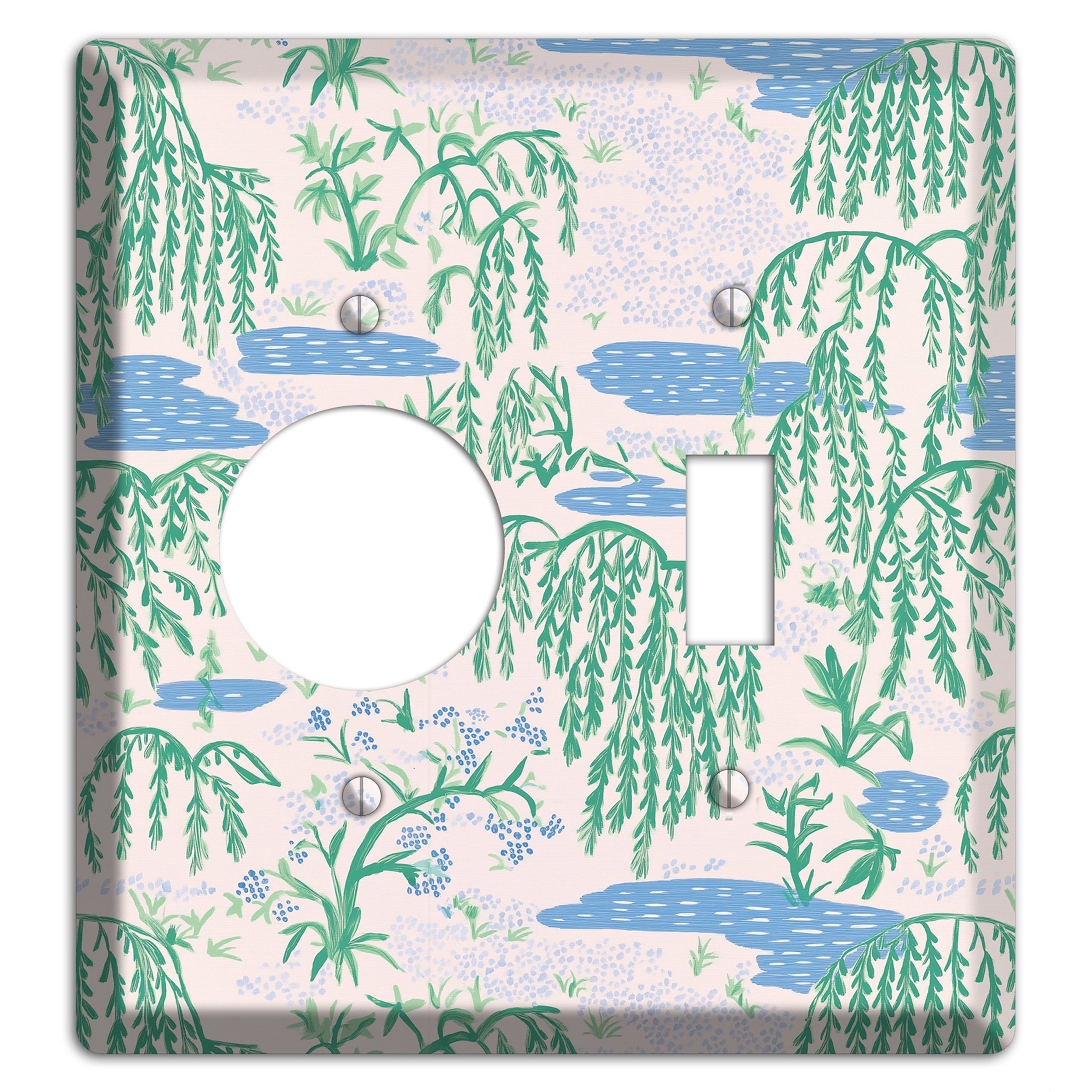 Willow & Still Water Receptacle / Toggle Wallplate