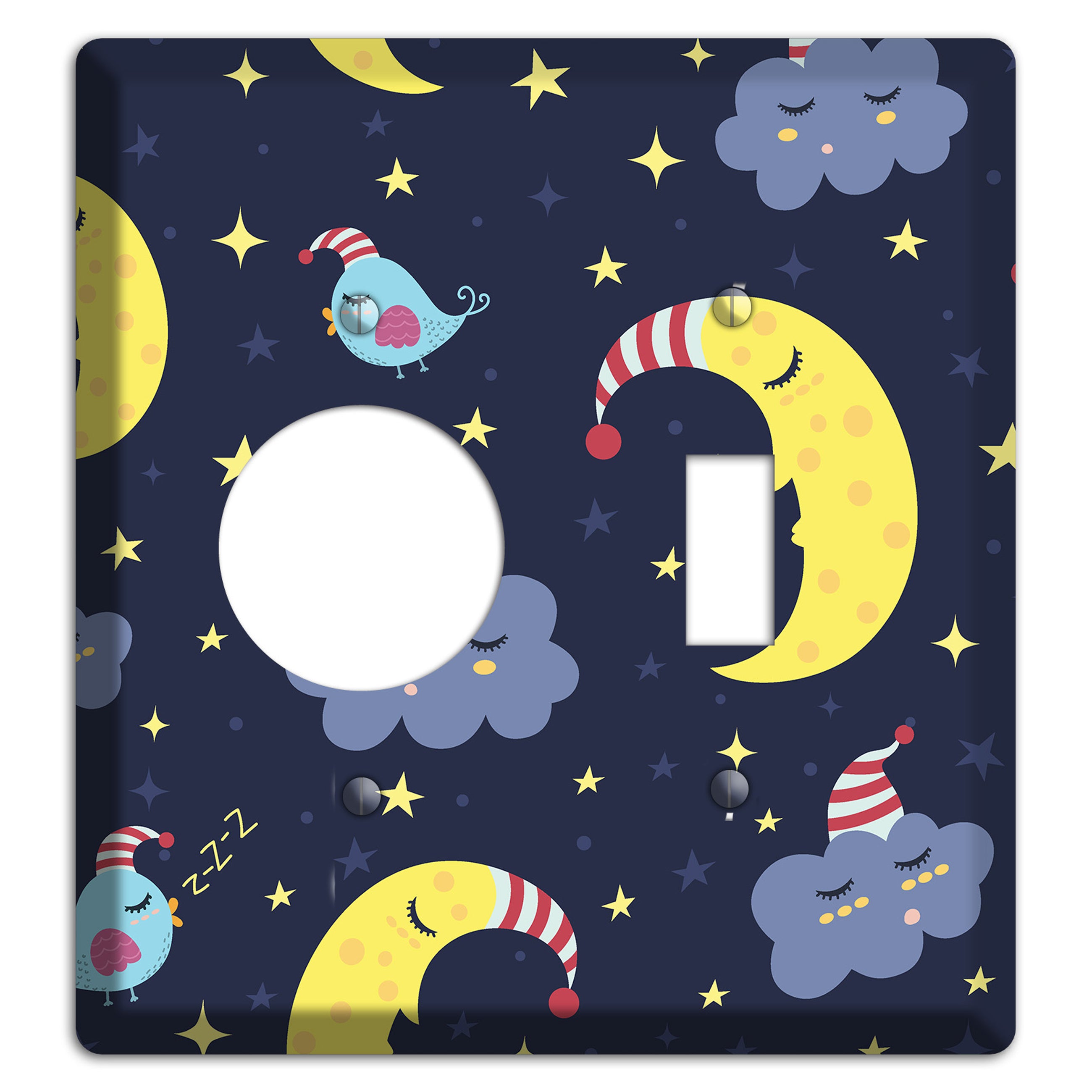Sleepy Skies Receptacle / Toggle Wallplate