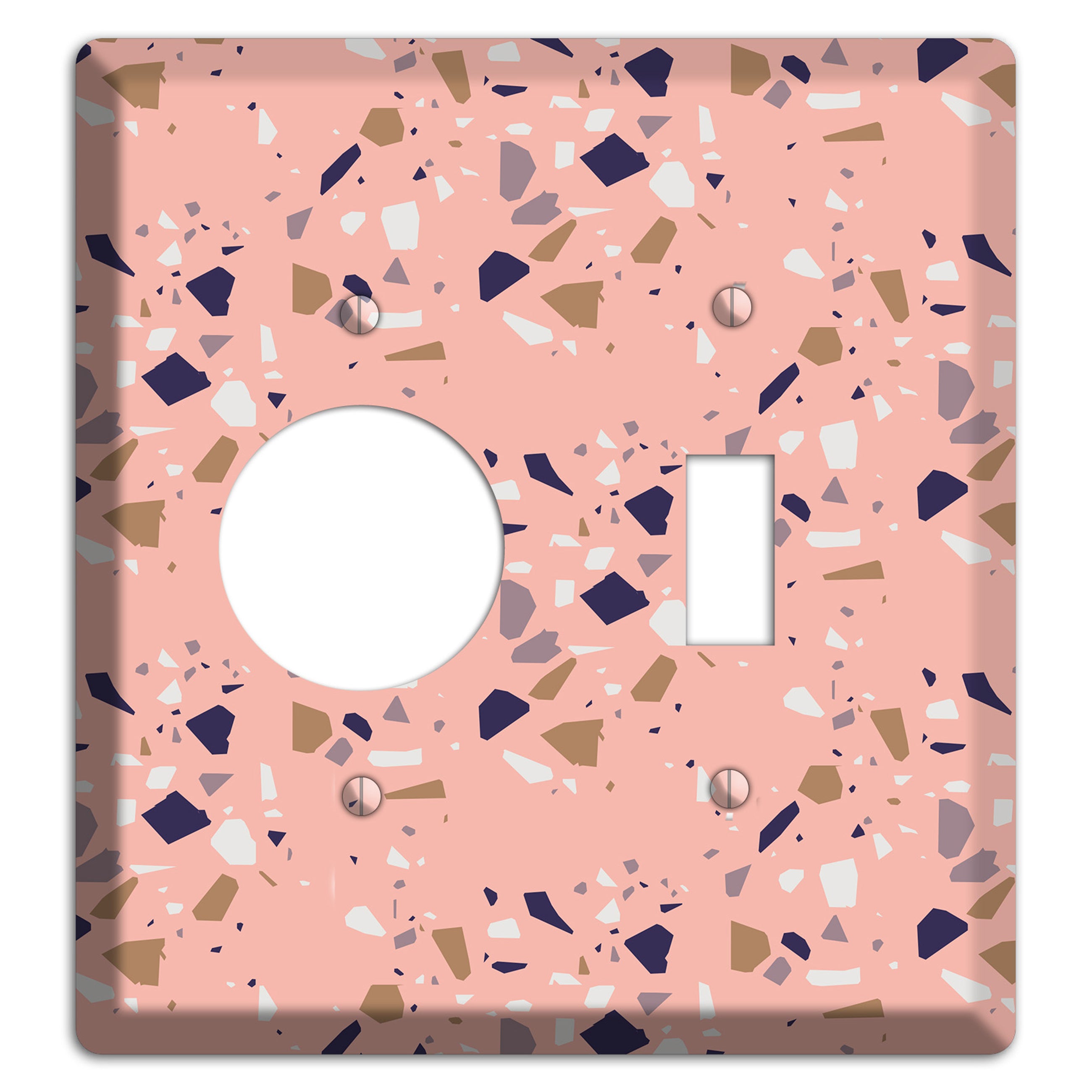 Blush Quarry Receptacle / Toggle Wallplate