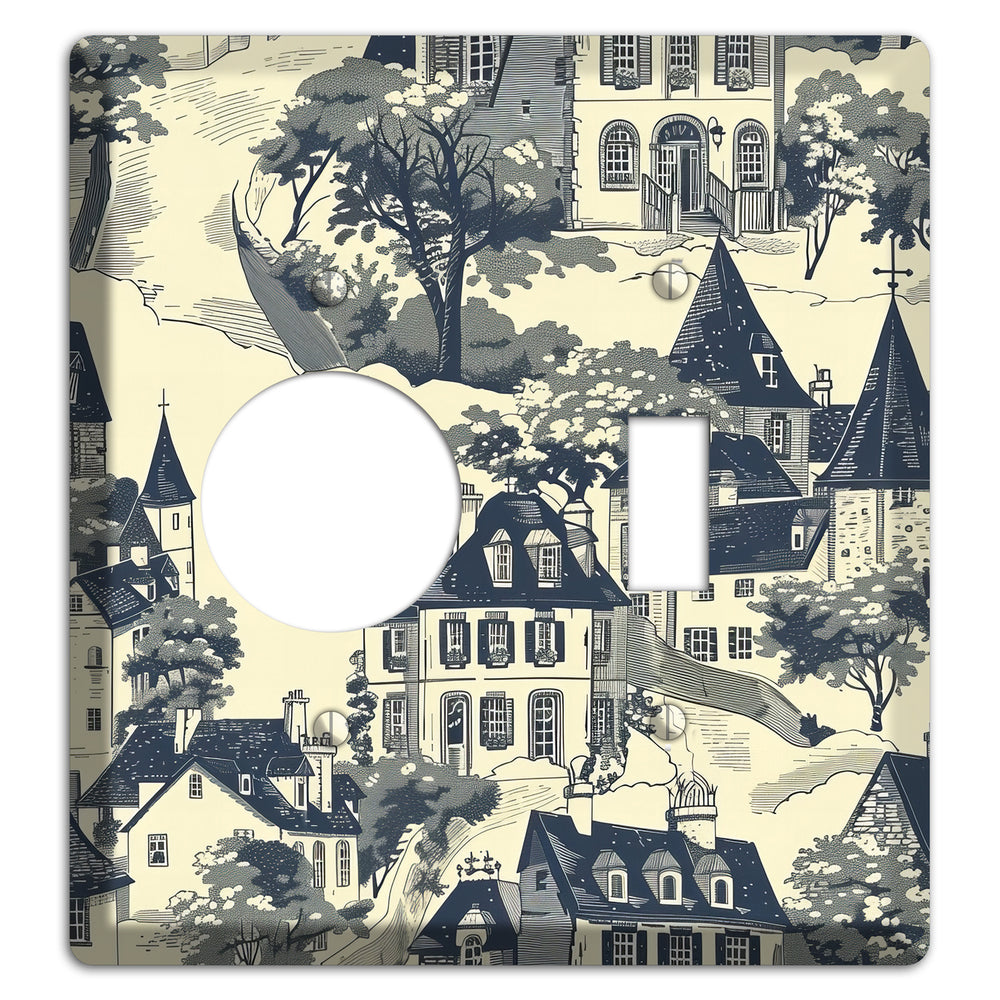 Village on the Hill Receptacle / Toggle Wallplate
