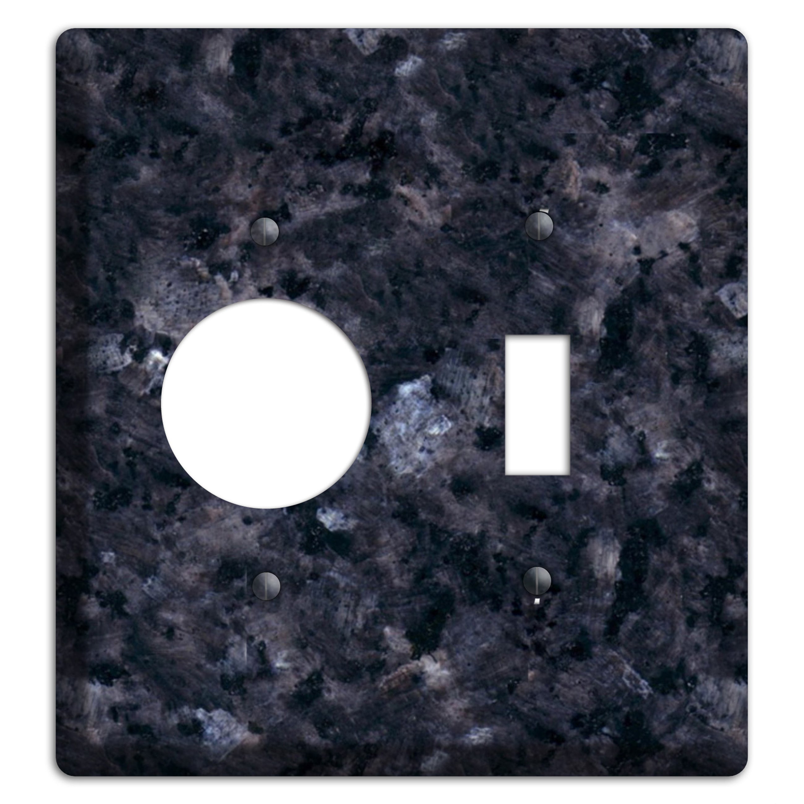Blue Pearl Granite Receptacle / Toggle Wallplate
