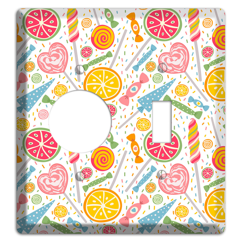 Candy Carnival (White) Receptacle / Toggle Wallplate