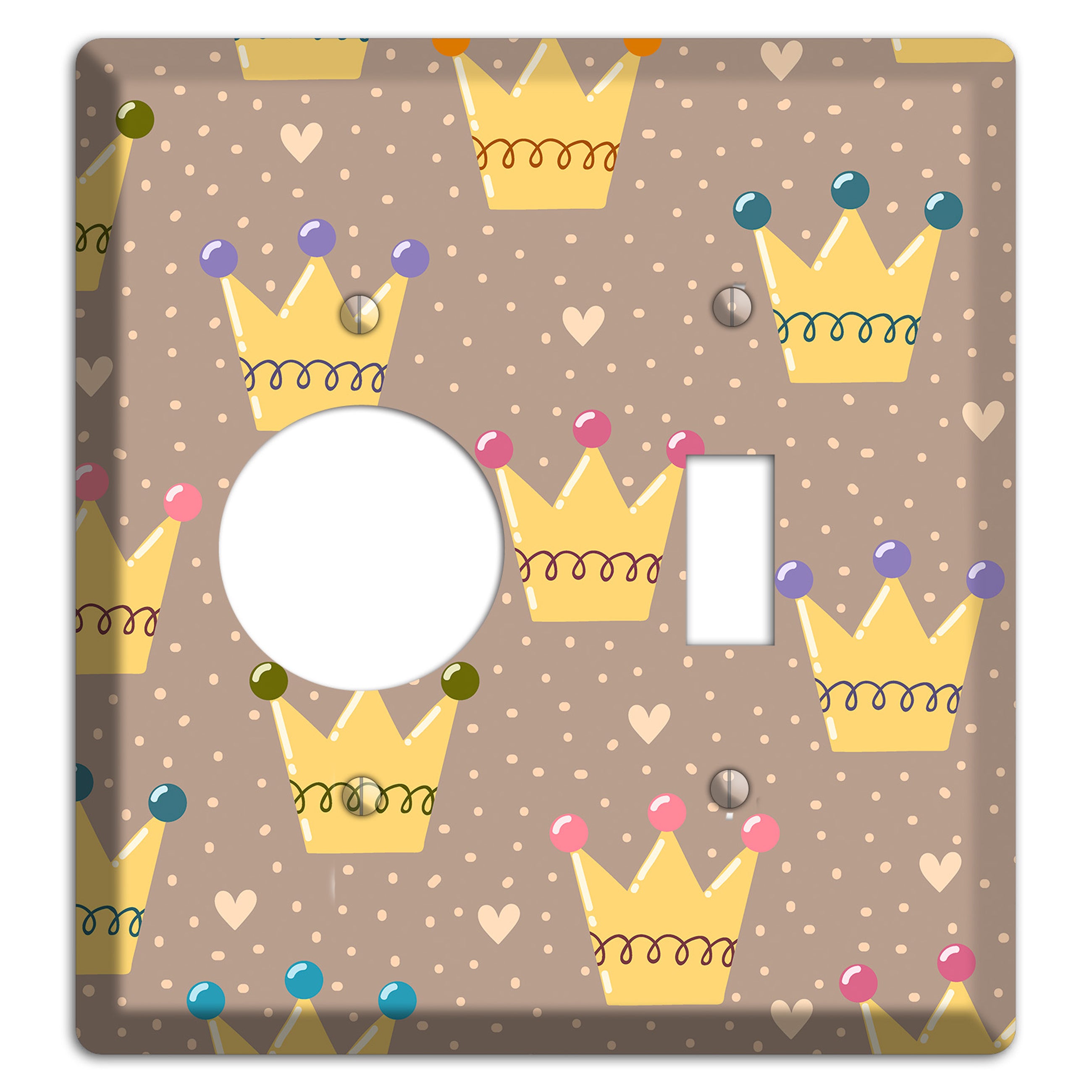 Royal Sprinkles Receptacle / Toggle Wallplate