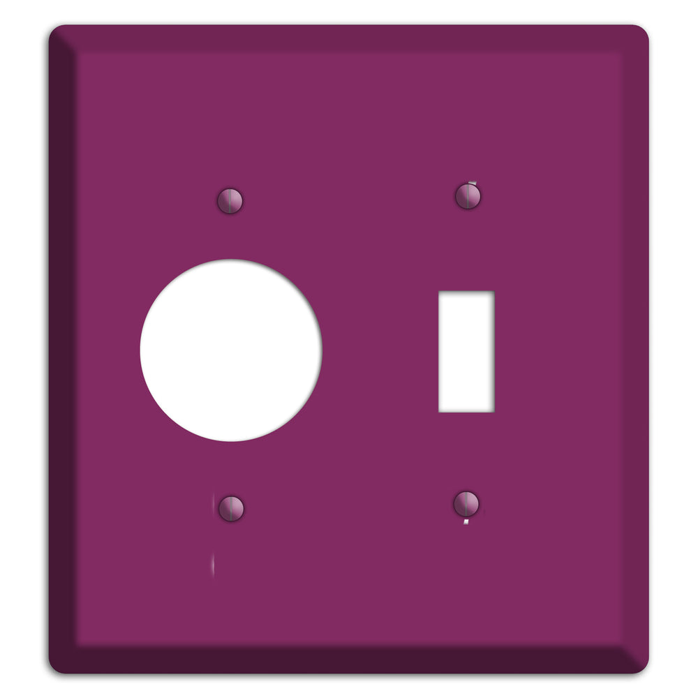 Baxter Plum Wine Receptacle / Toggle Wallplate