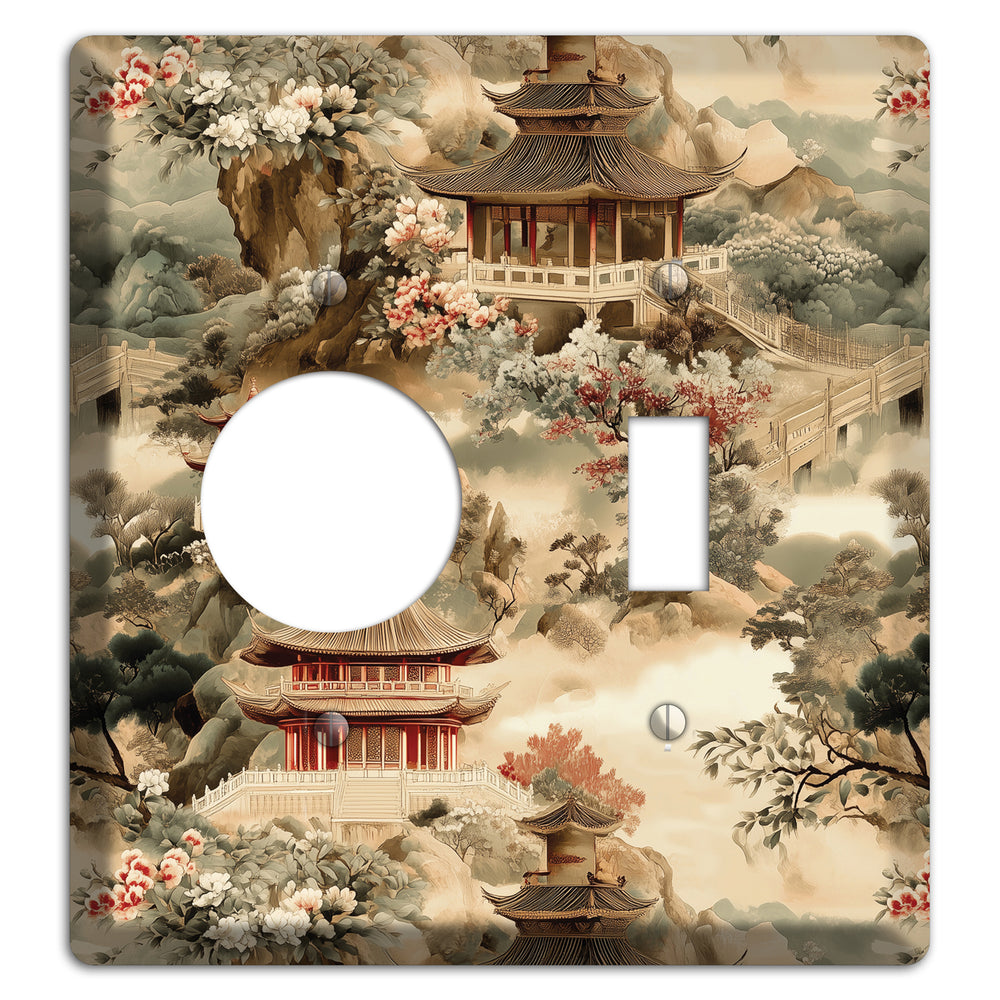 Jade Mountain Reverie Receptacle / Toggle Wallplate