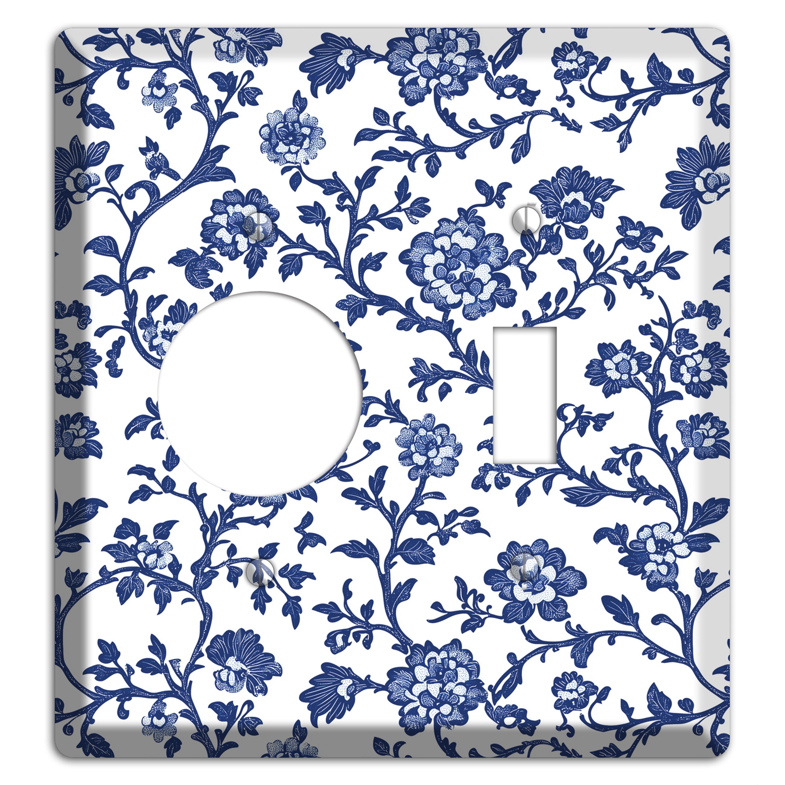 Porcelain Vine Reverie Receptacle / Toggle Wallplate