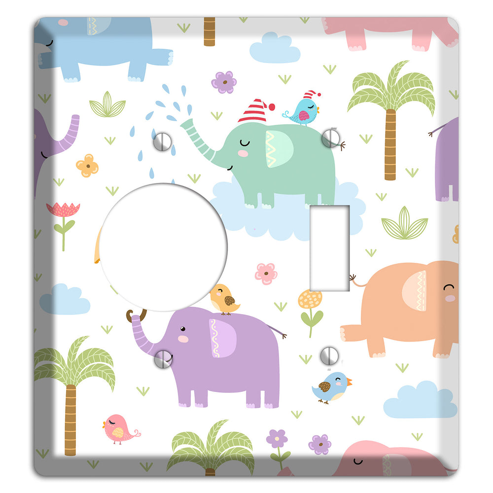 Elephant Dreams Receptacle / Toggle Wallplate