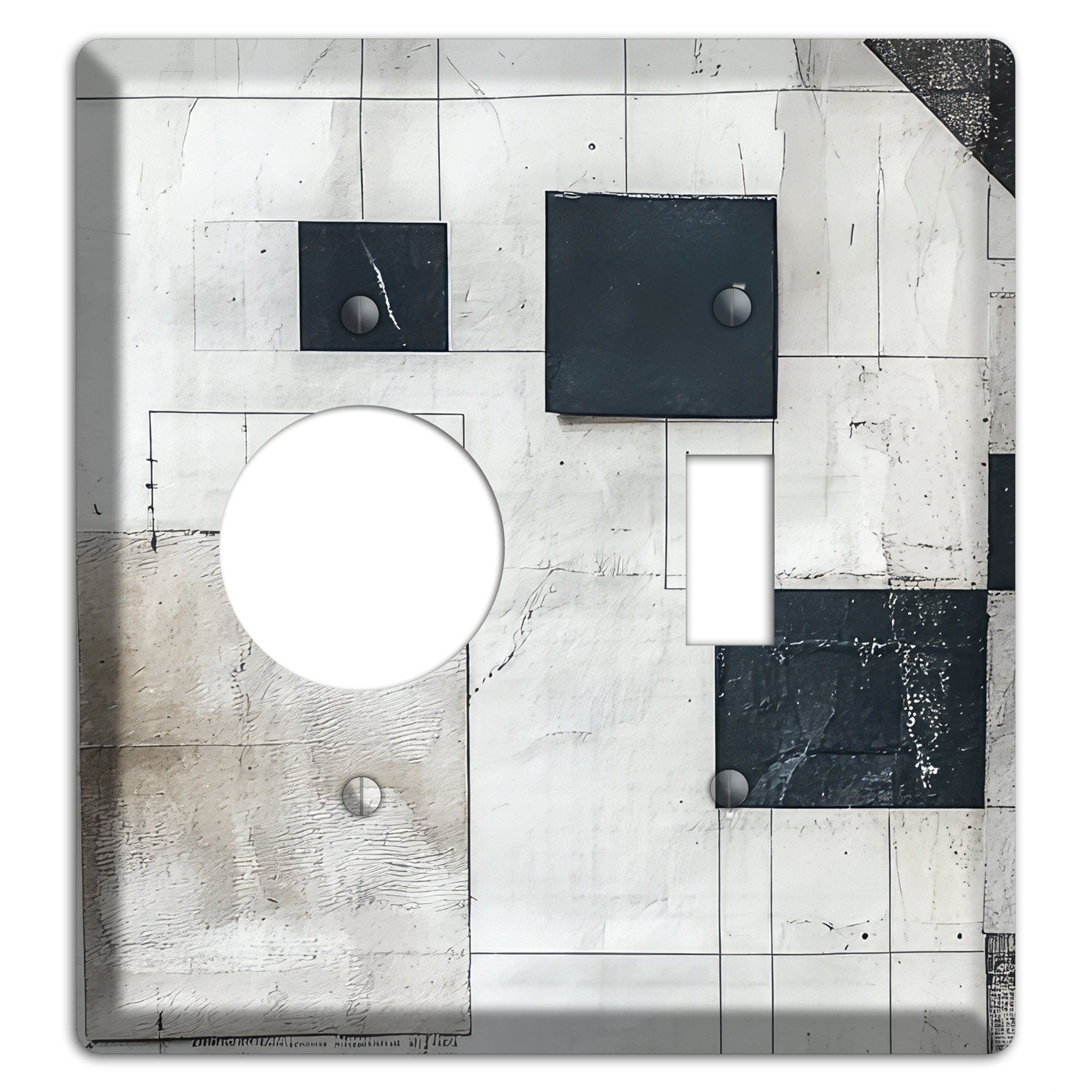Ledger & Silence Receptacle / Toggle Wallplate