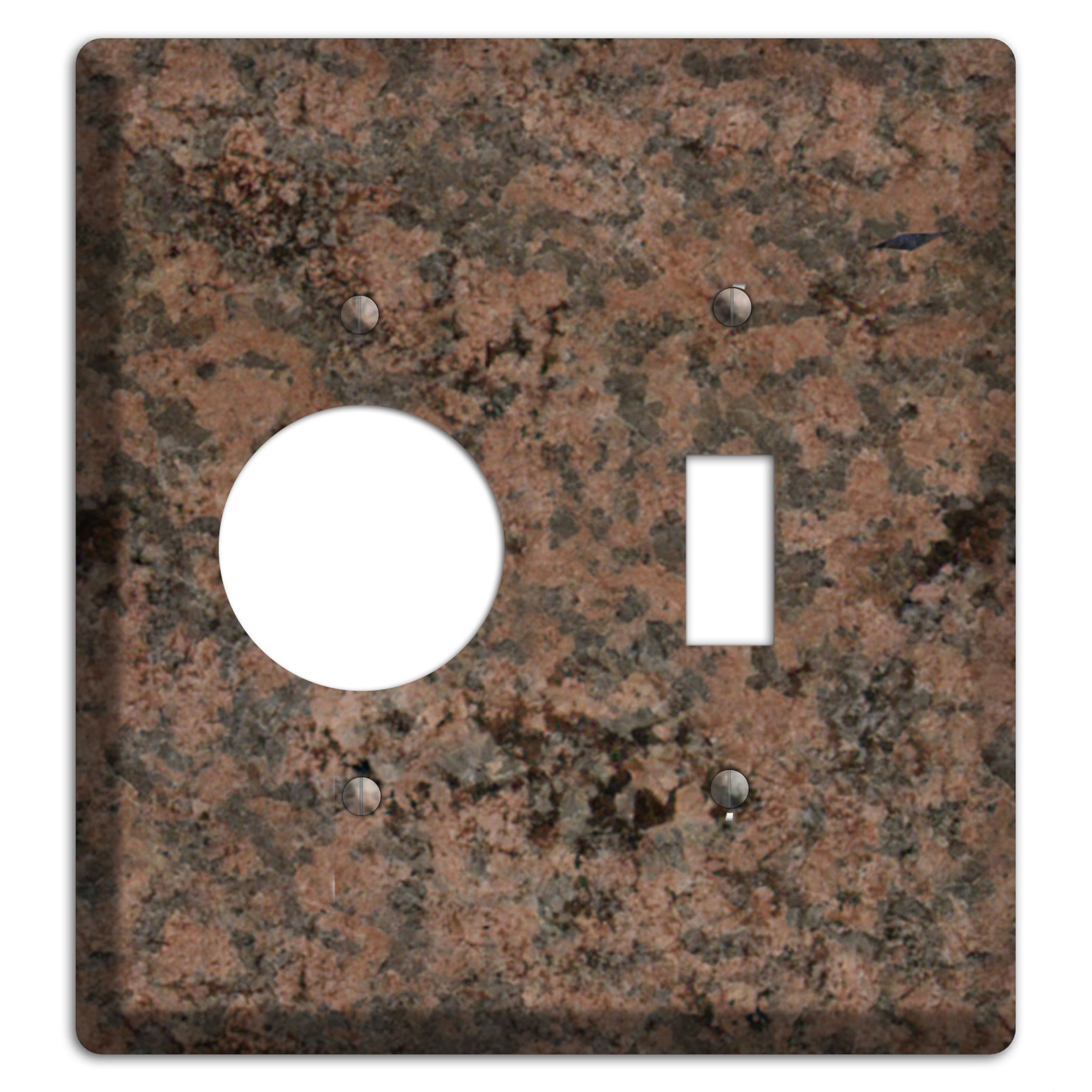 Granite Name: Indian Dakota Granite Receptacle / Toggle Wallplate