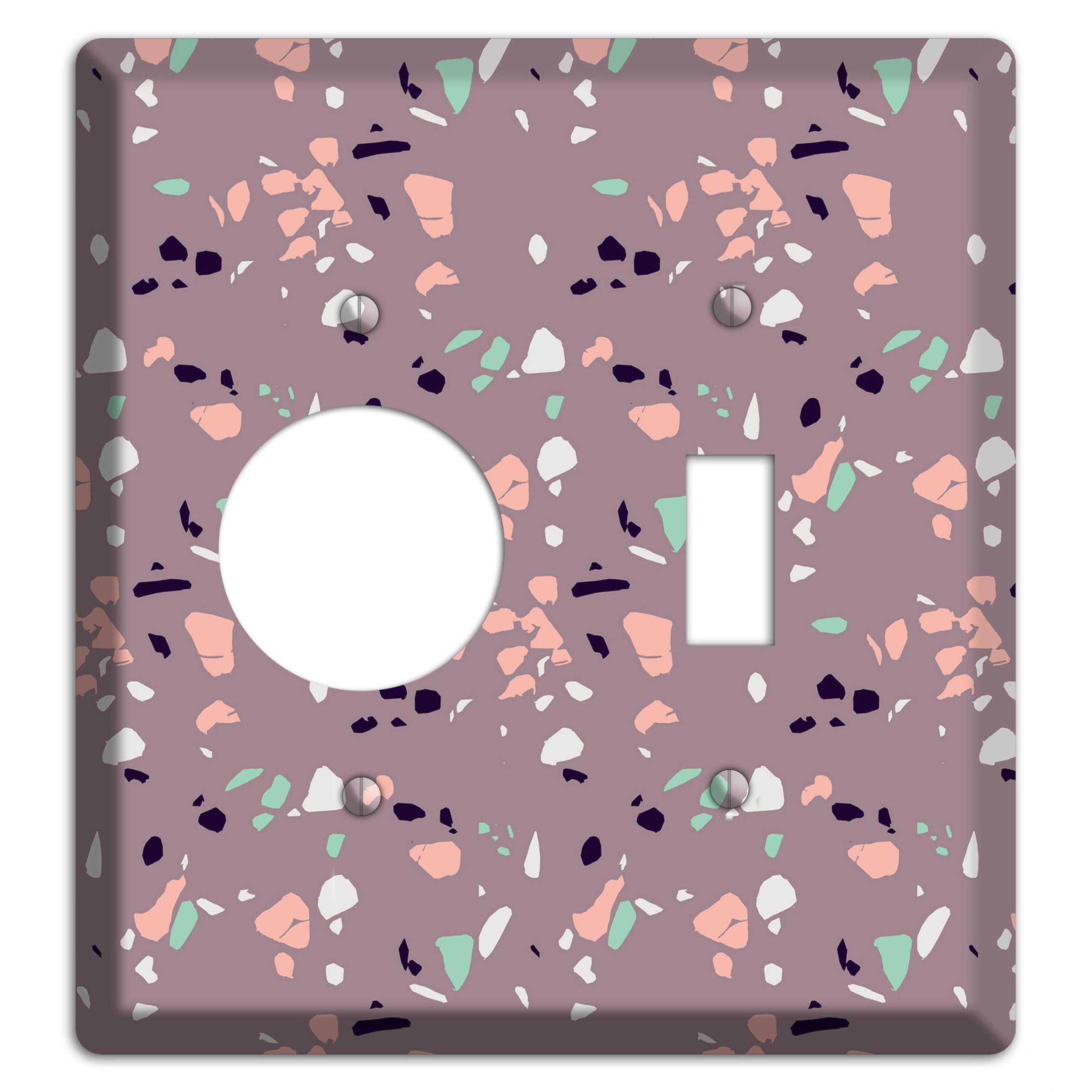 Orchid Dust Receptacle / Toggle Wallplate