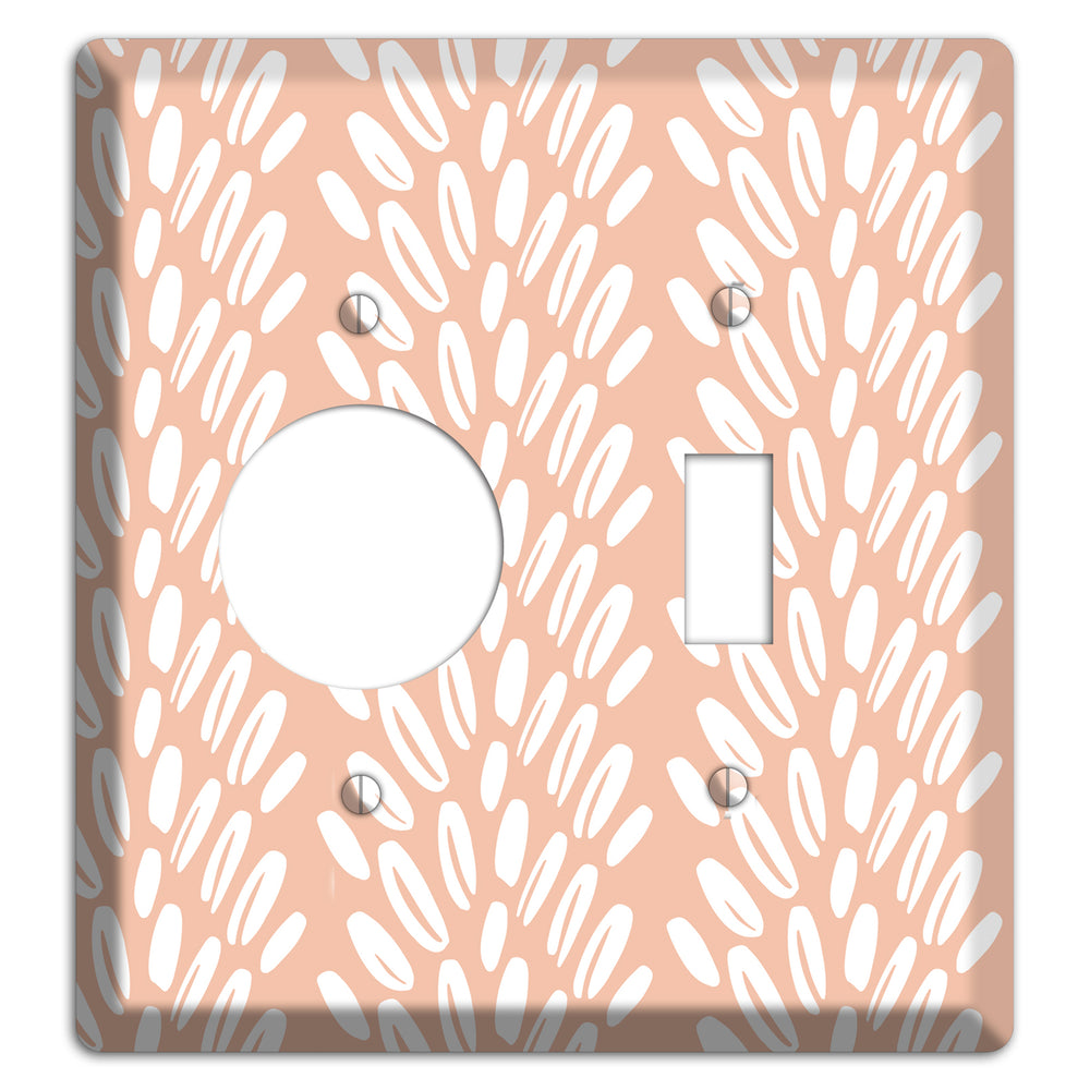 Harvest Plume Rise Receptacle / Toggle Wallplate