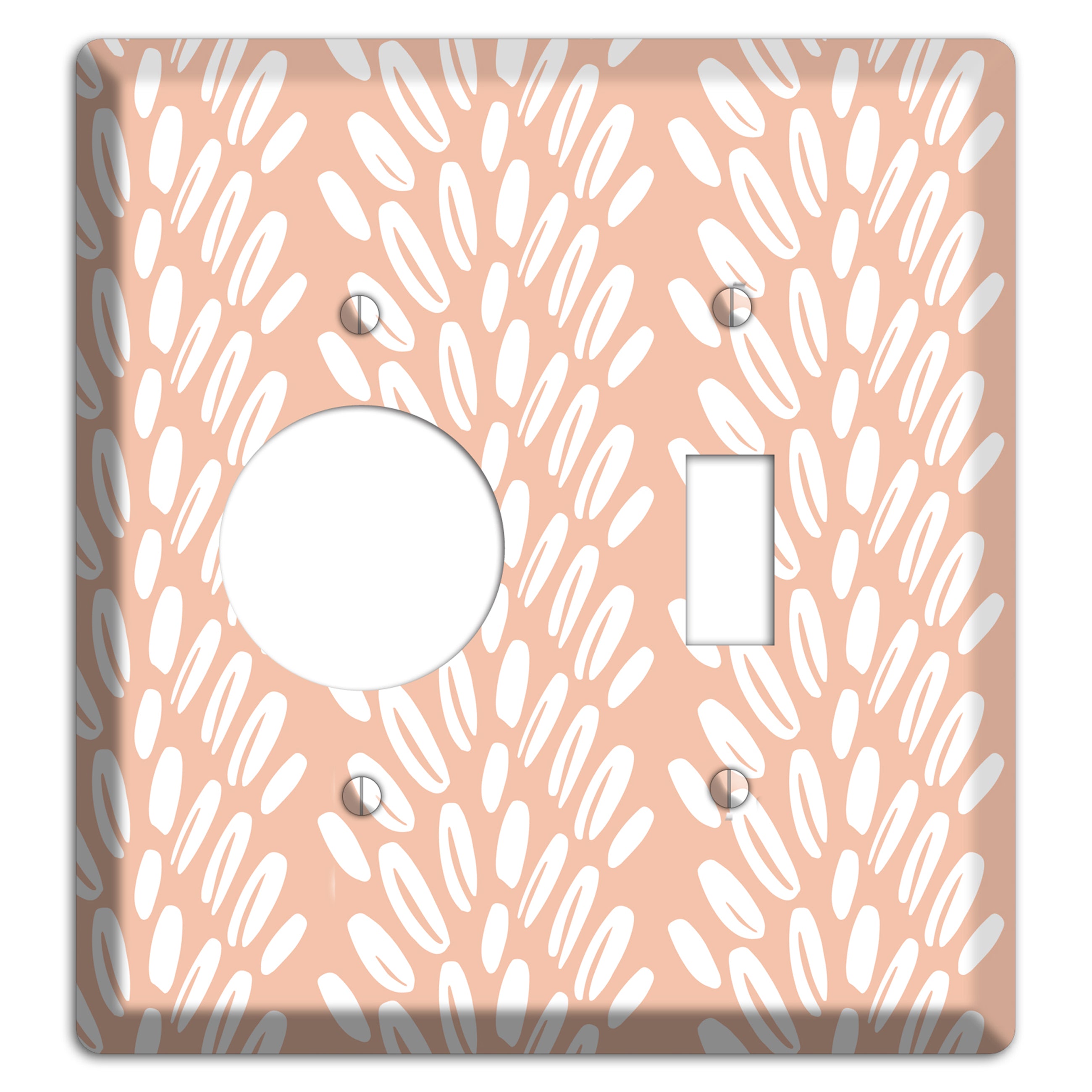 Harvest Plume Rise Receptacle / Toggle Wallplate