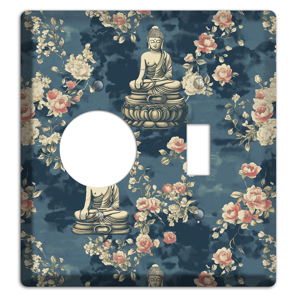 Lotus & Bloom Receptacle / Toggle Wallplate