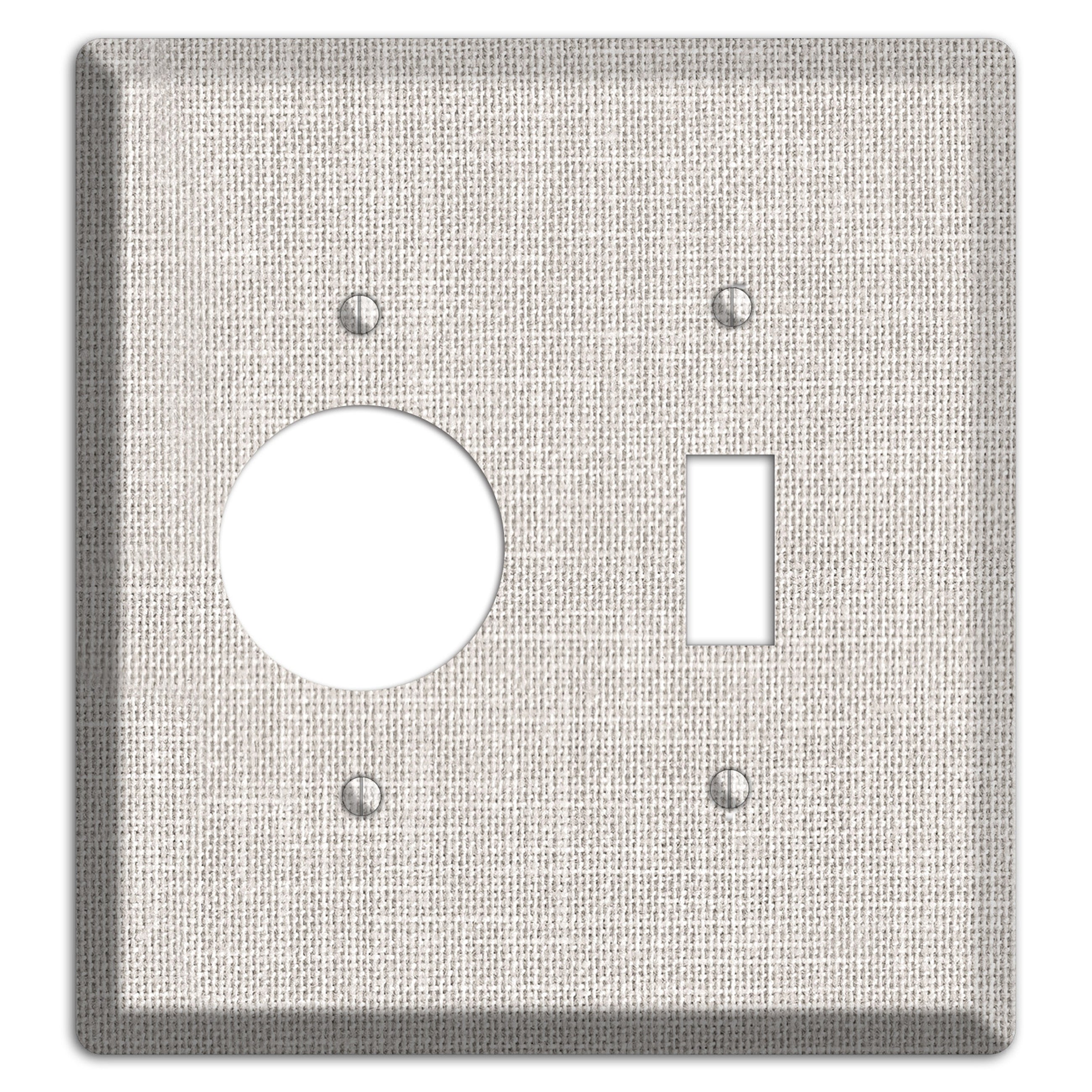 Linen Drift Receptacle / Toggle Wallplate