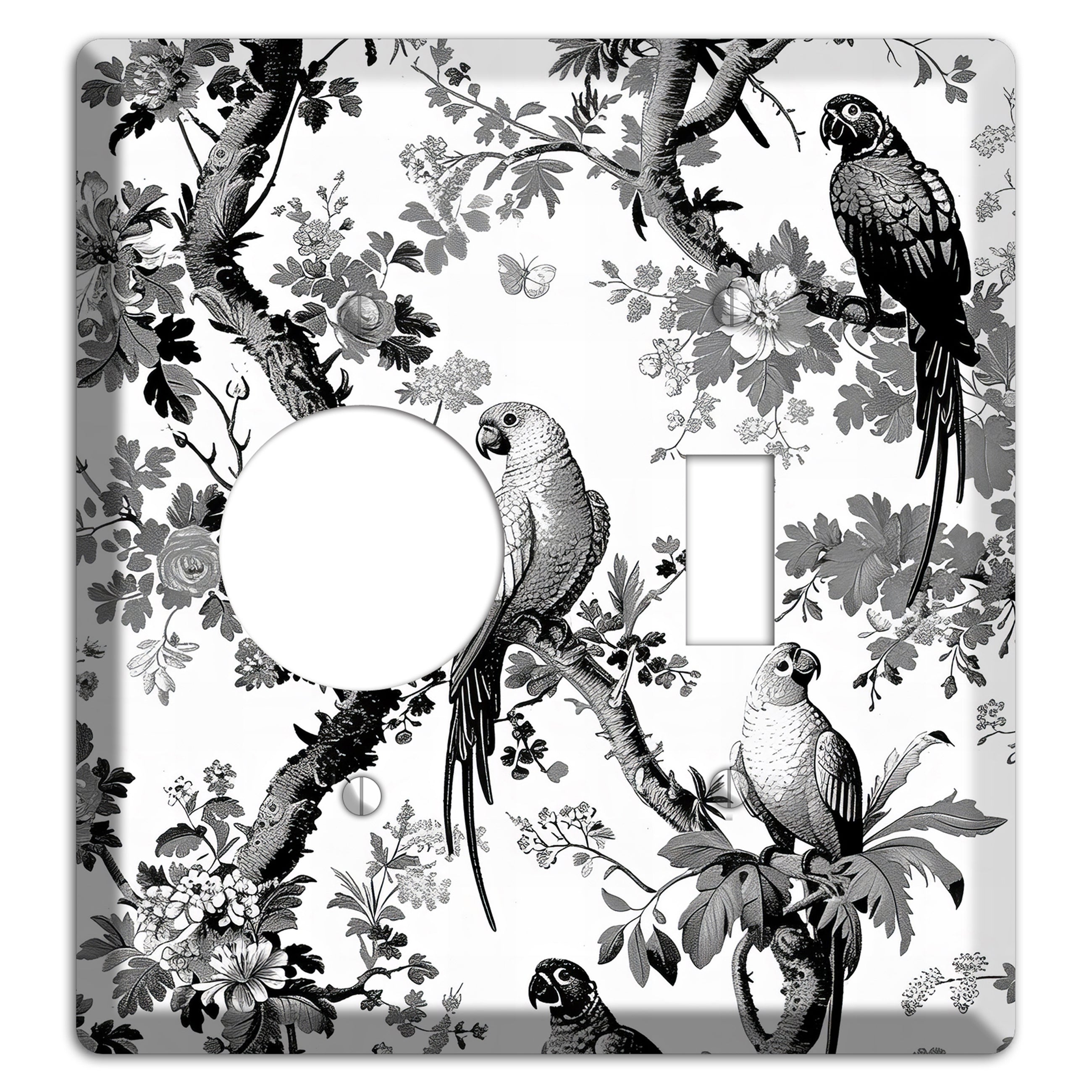 Parlor of Parrots Receptacle / Toggle Wallplate