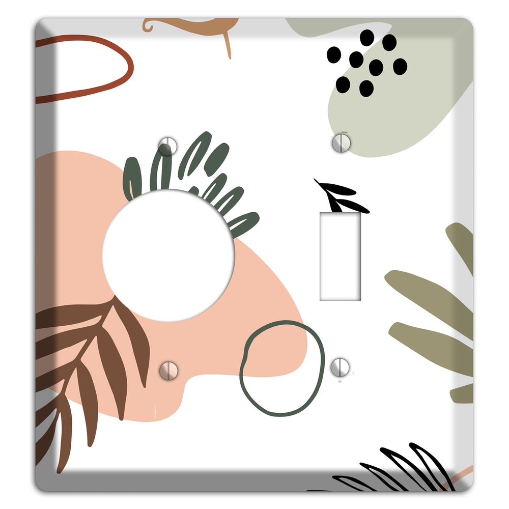 Botanical Scatter Receptacle / Toggle Wallplate