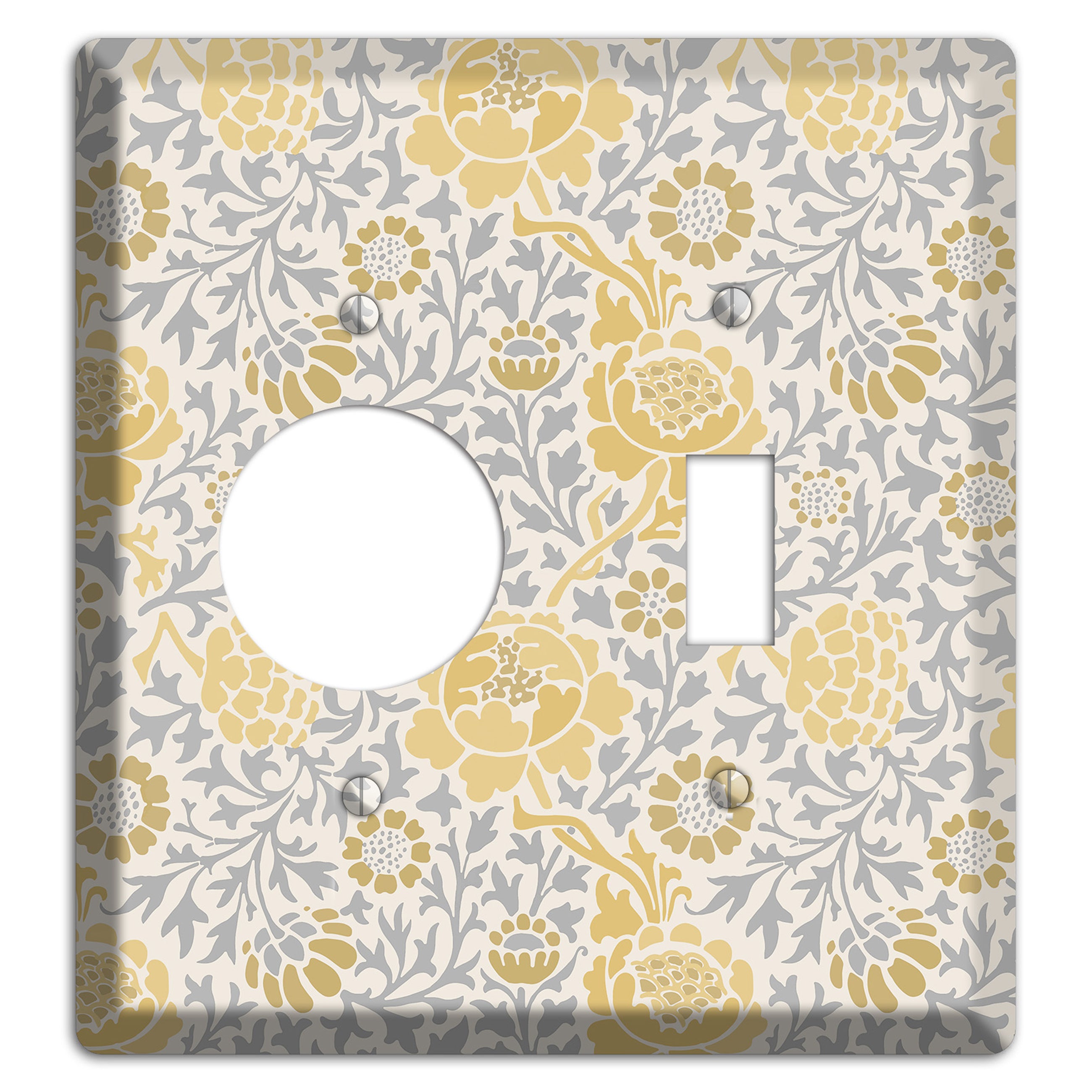 Dandelion Charm Receptacle / Toggle Wallplate