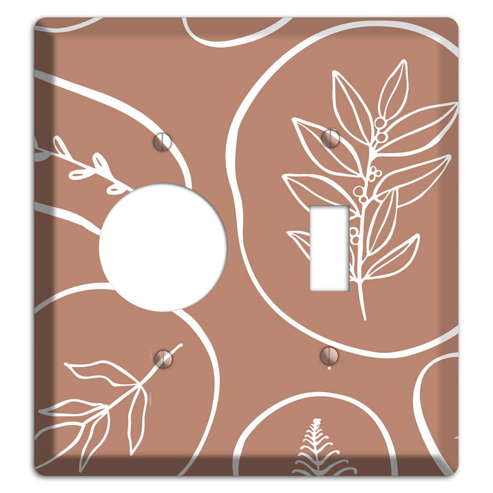 Pressed & Preserved Receptacle / Toggle Wallplate