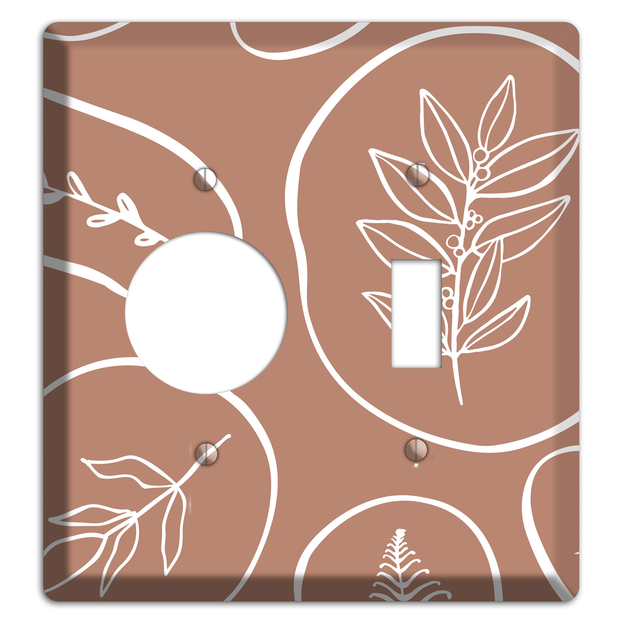 Pressed & Preserved Receptacle / Toggle Wallplate